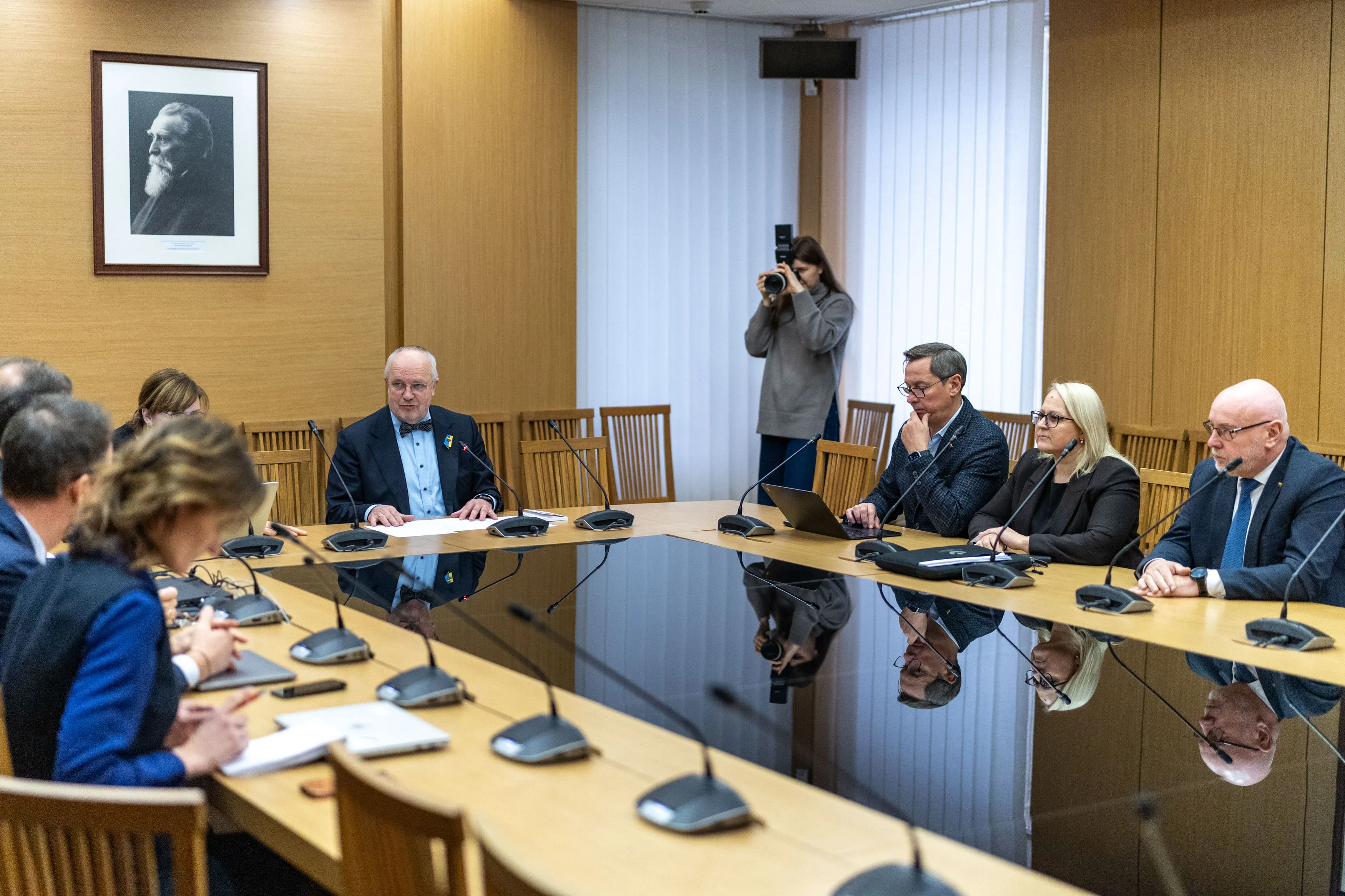 Pirmasis darbo grupės dėl LRT įstatymo pataisų posėdis / ELTOS nuotr.