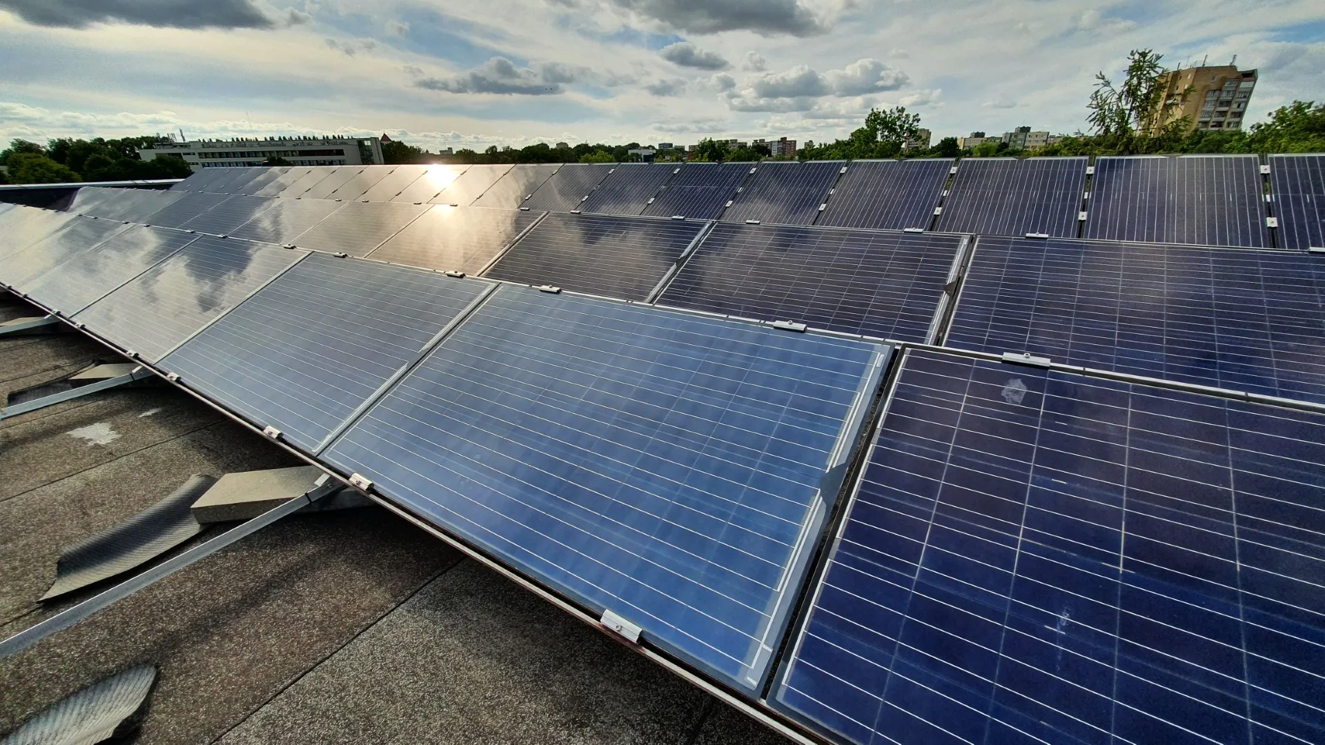 Saulės baterijos / KTU nuotr.