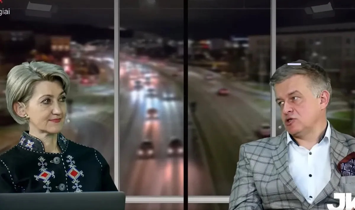 Žurnalistė Giedrė Gorienė ir politologas Šarūnas Liekis