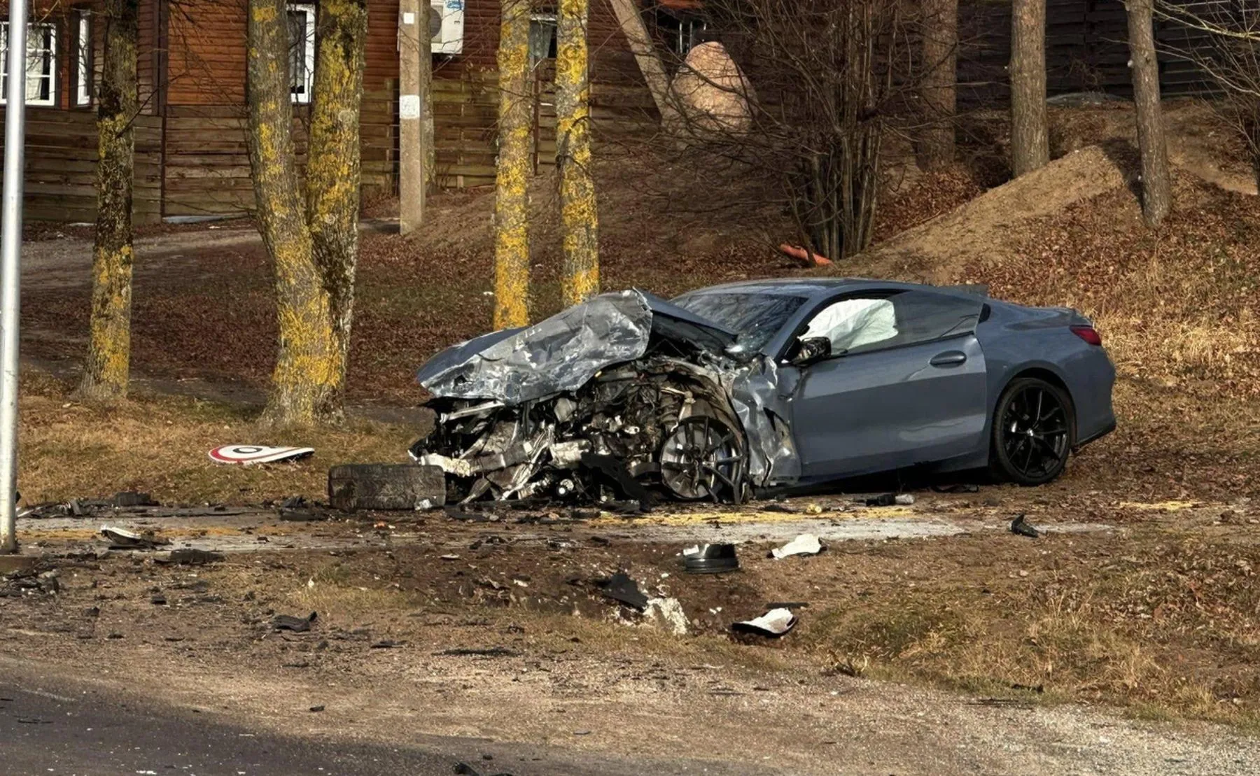 Avarija Kaunas-Jurbarkas kelyje / DELFI nuotr.