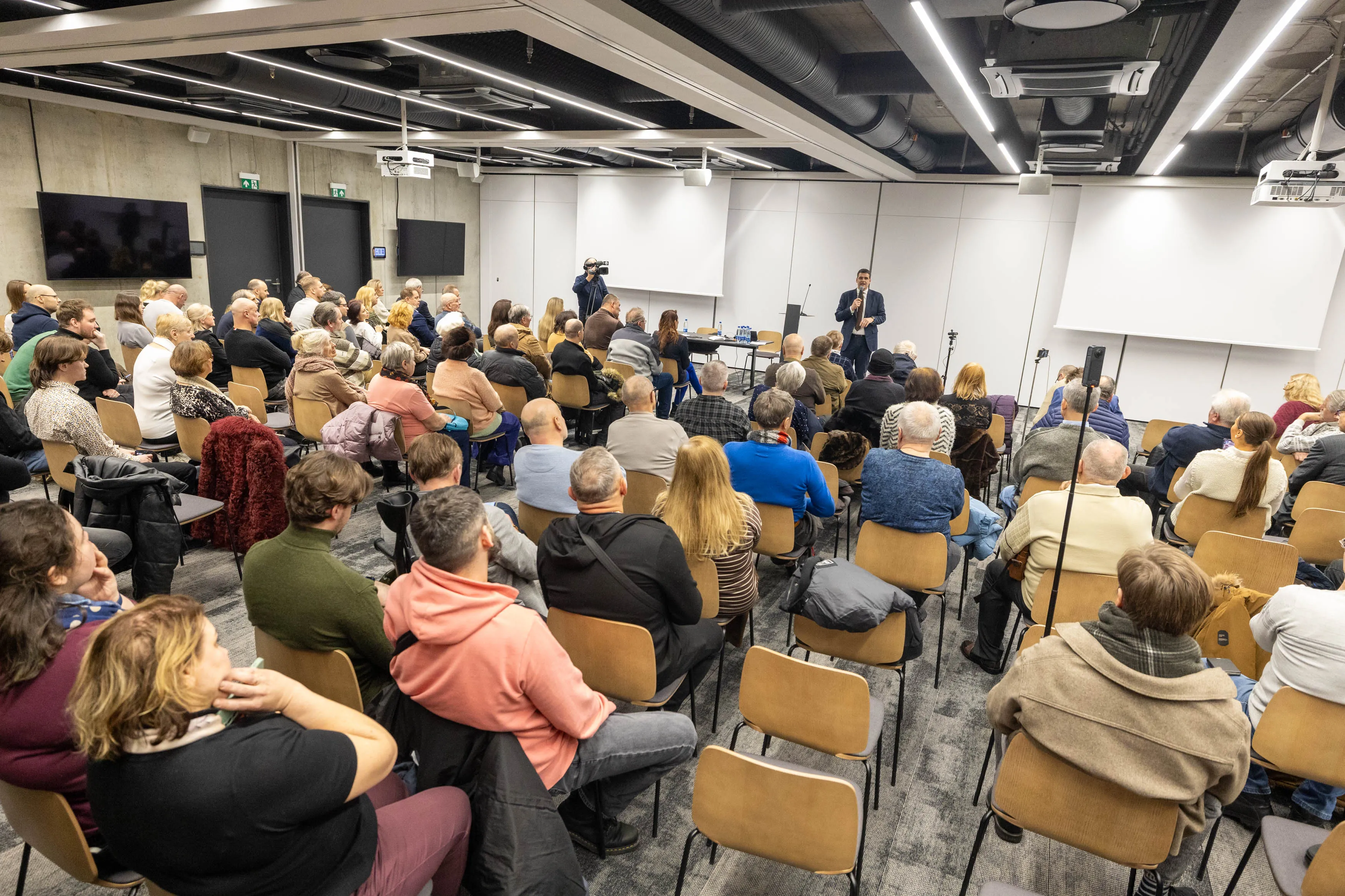 Remigijaus Žemaitaičio susitikimas Kaune / T. Biliūno / BNS nuotr.