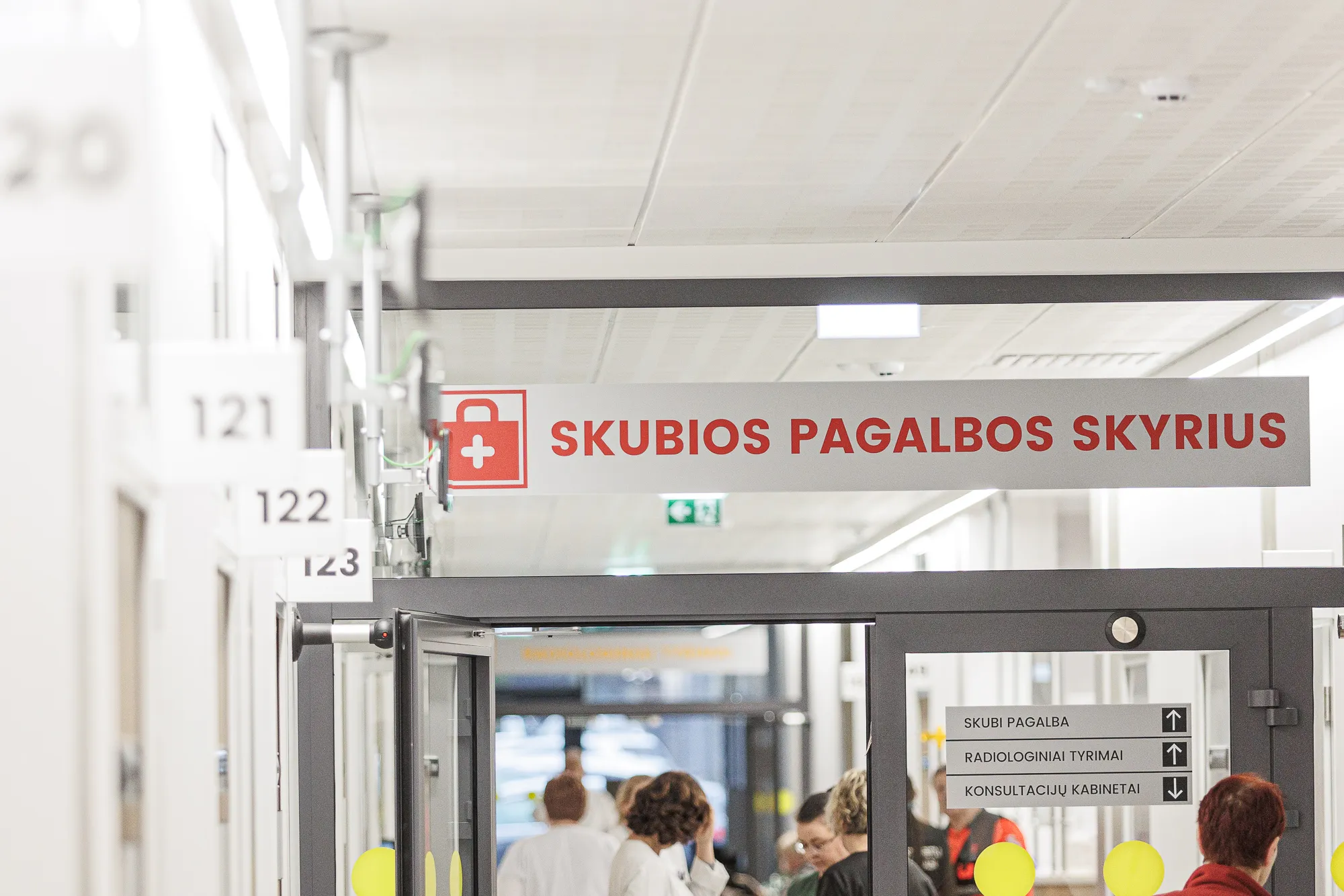 Skubios traumatologijos pagalbos skyrius / R. Tenio nuotr.