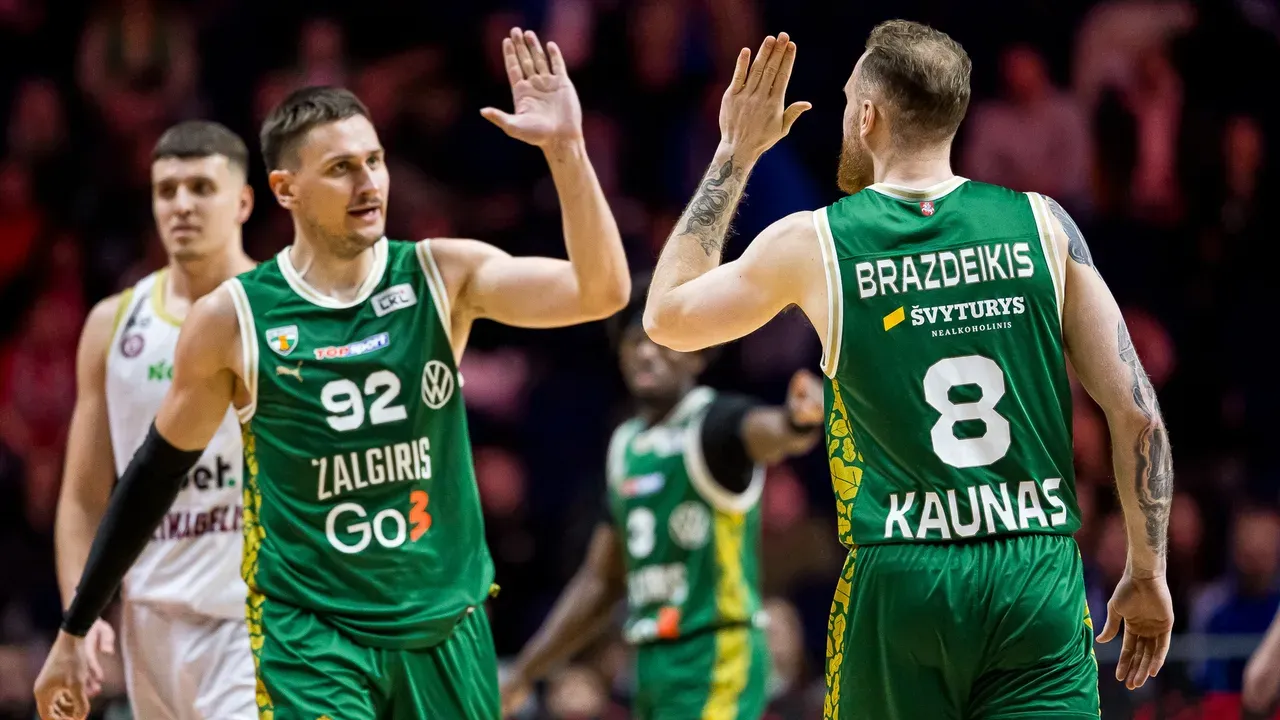 Kauno „Žalgiris“ iškovojo pergalę / Žalgiris.lt nuotr.