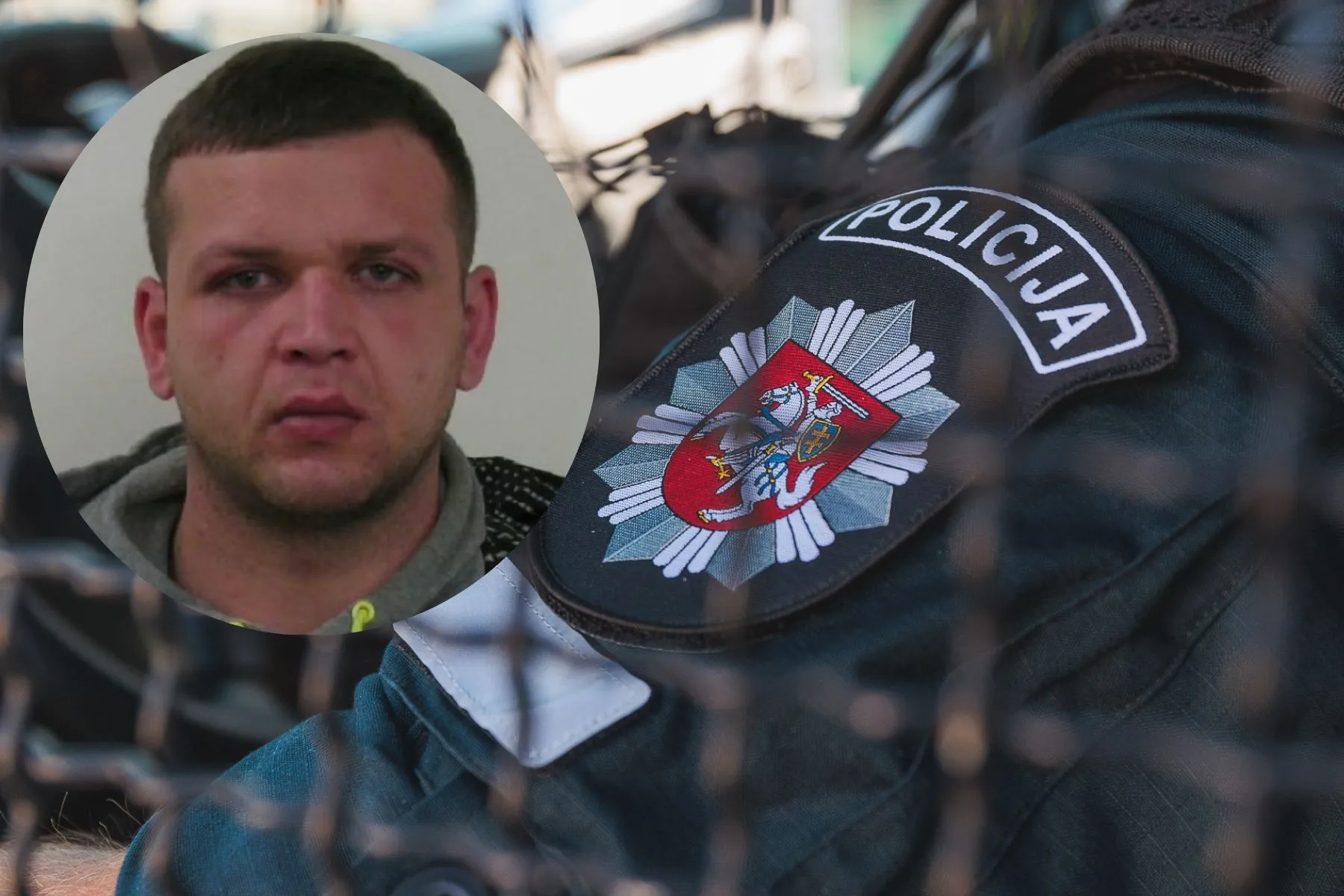 Ieškomas vyras / Kauno AVPK nuotr. / „Kas vyksta Kaune“ montažas