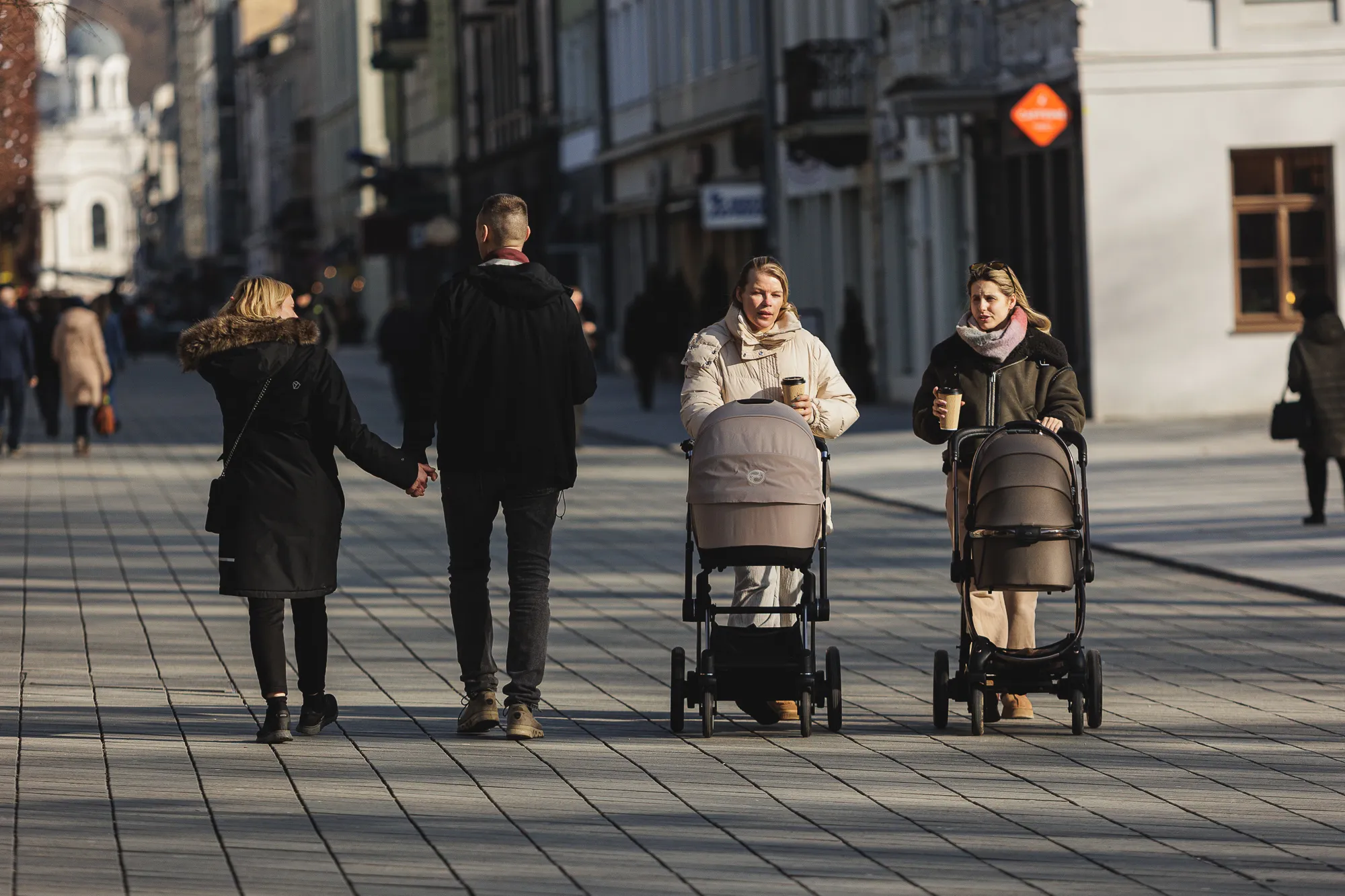Pavasaris Laisvės alėjoje / R. Tenio nuotr.