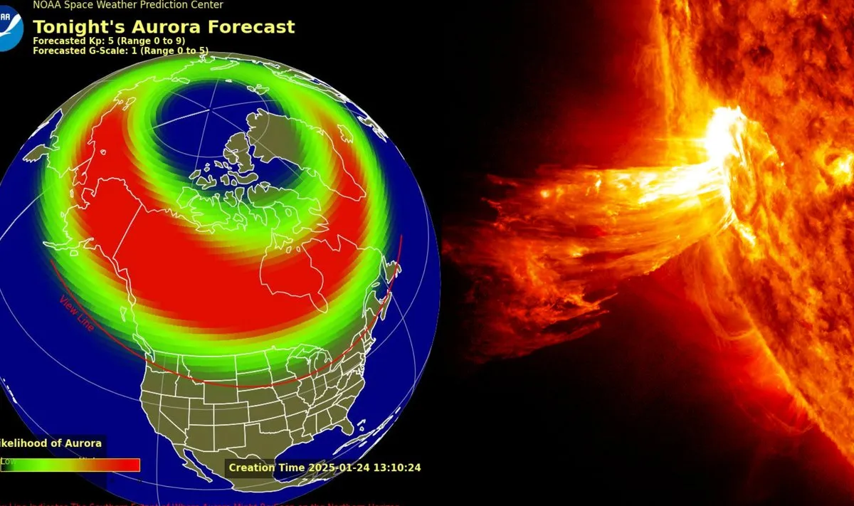 Saulės plazma ir pašvaisčių prognozė / NASA / NOAA