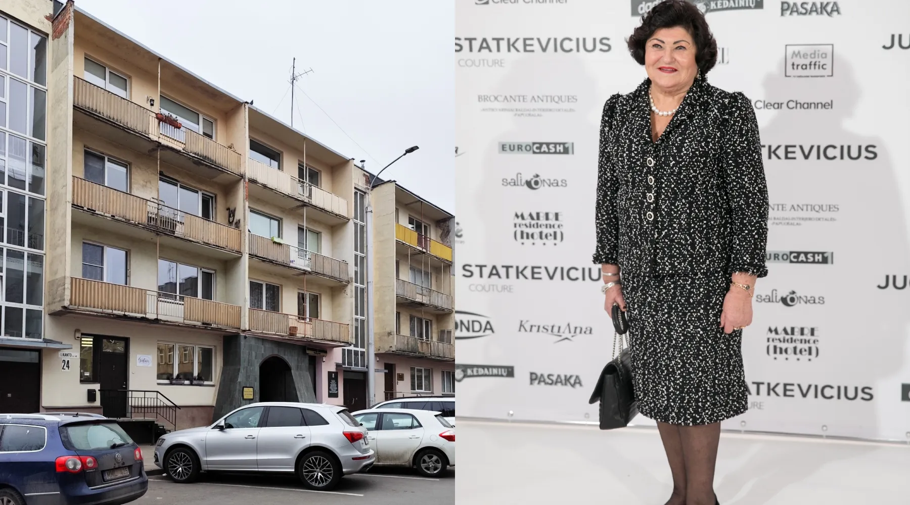 I. Kanto g. 24, Vanda Statkevičienė („Kas vyksta Kaune“ fotomontažas)