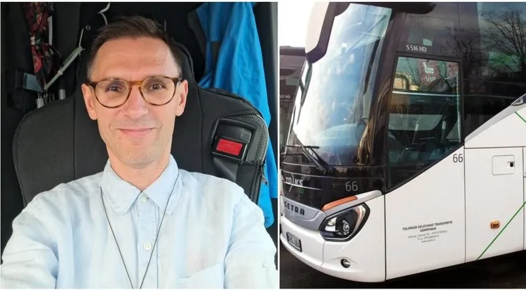Autobuso vairuotojas / Tv3.lt koliažas / Asm. albumo nuotr.