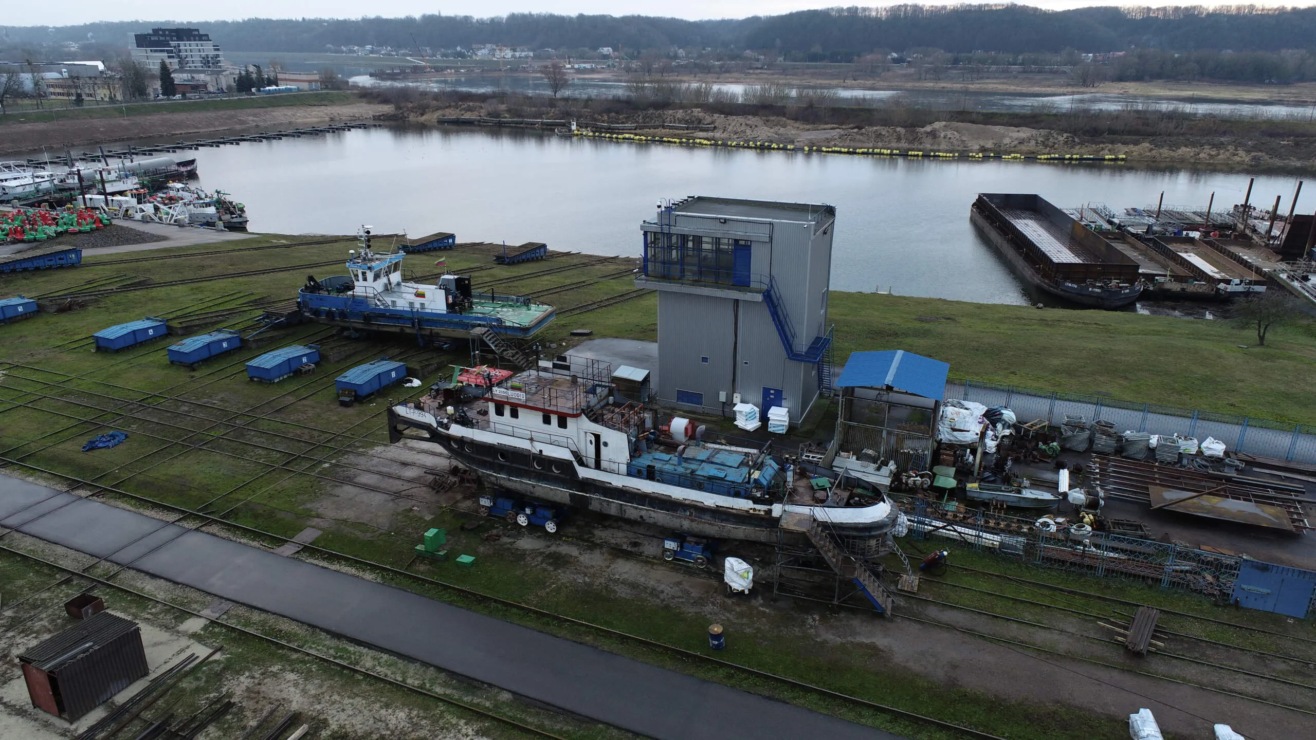 VVKD žiemos uosto teritorija / VVKD nuotr.