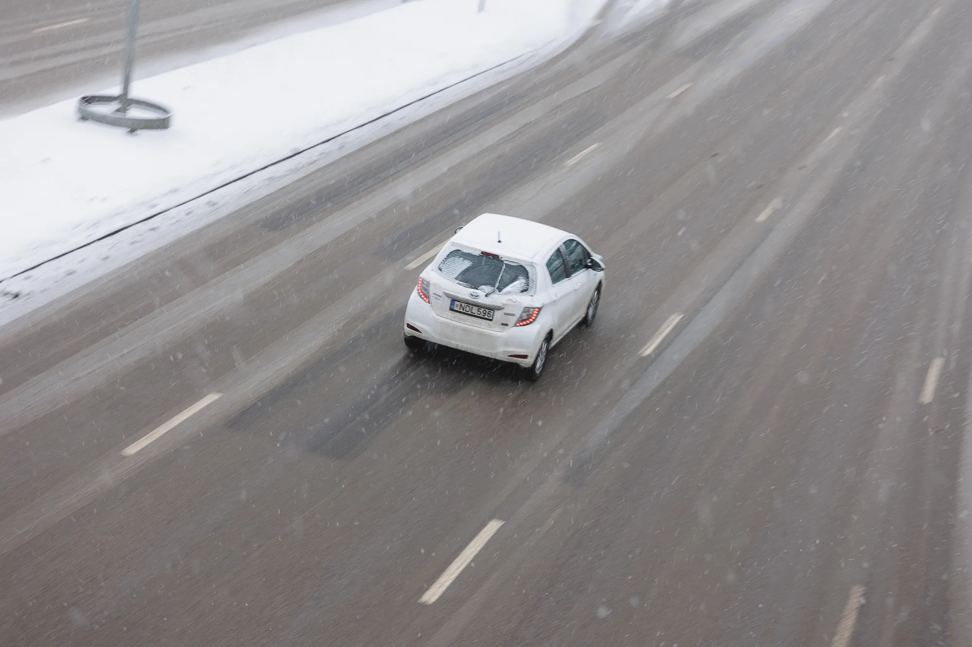 Žiemiškas oras Kaune / R. Tenio nuotr.