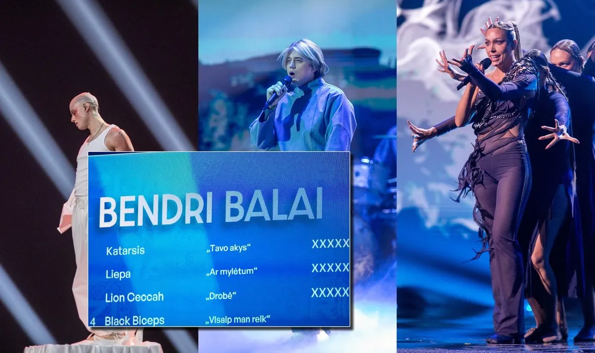 Eurovizijos atrankos finalas / Delfi.lt koliažas