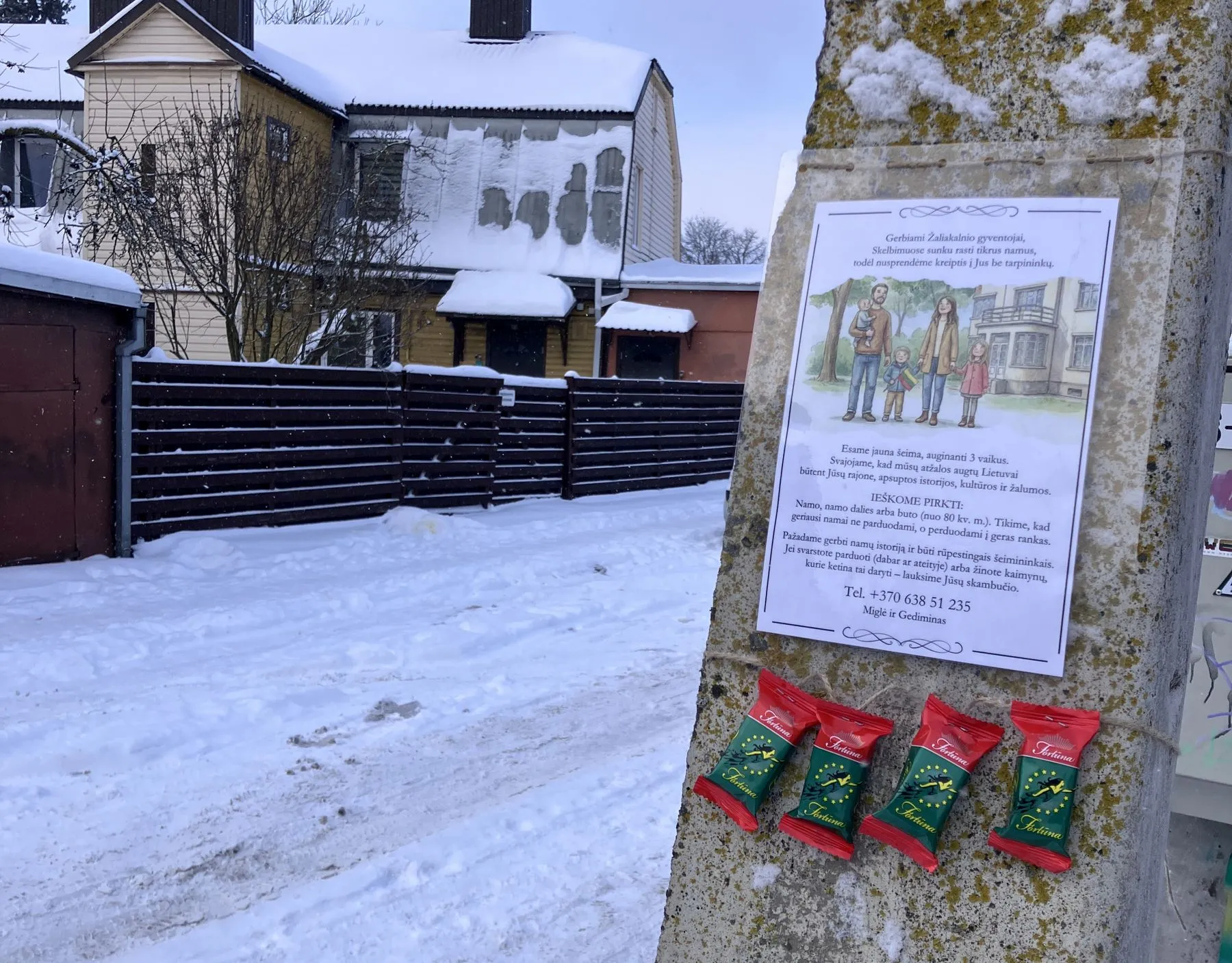 Neįprastas NT skelbimas / Skaitytojų nuotr.