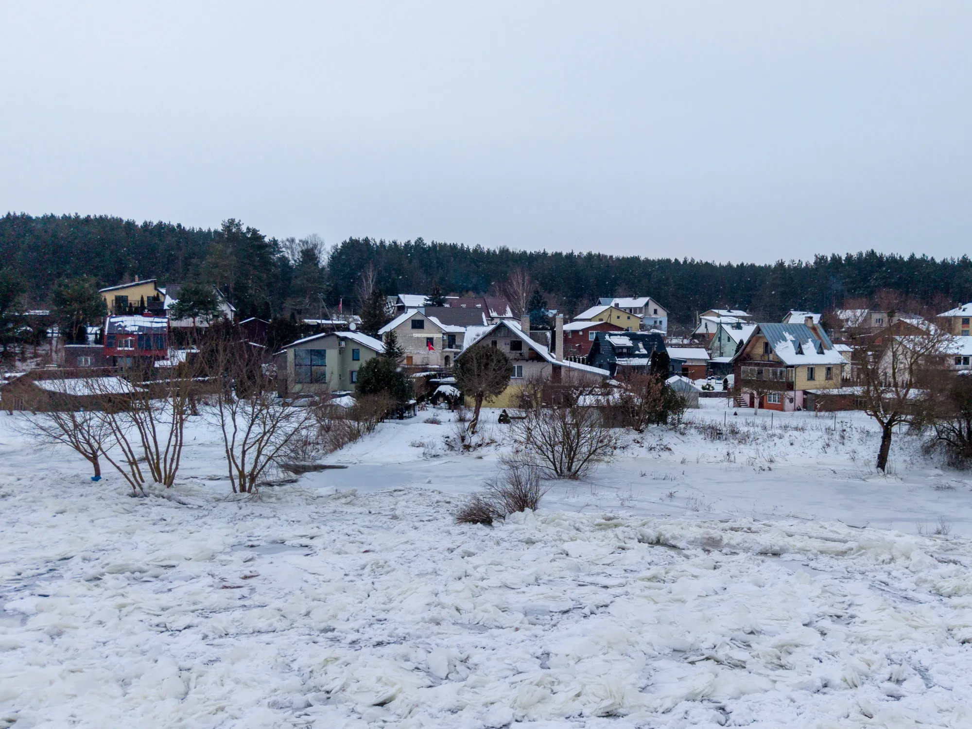 Laukiama ledonešio Neryje / Kas vyksta Kaune nuotr.