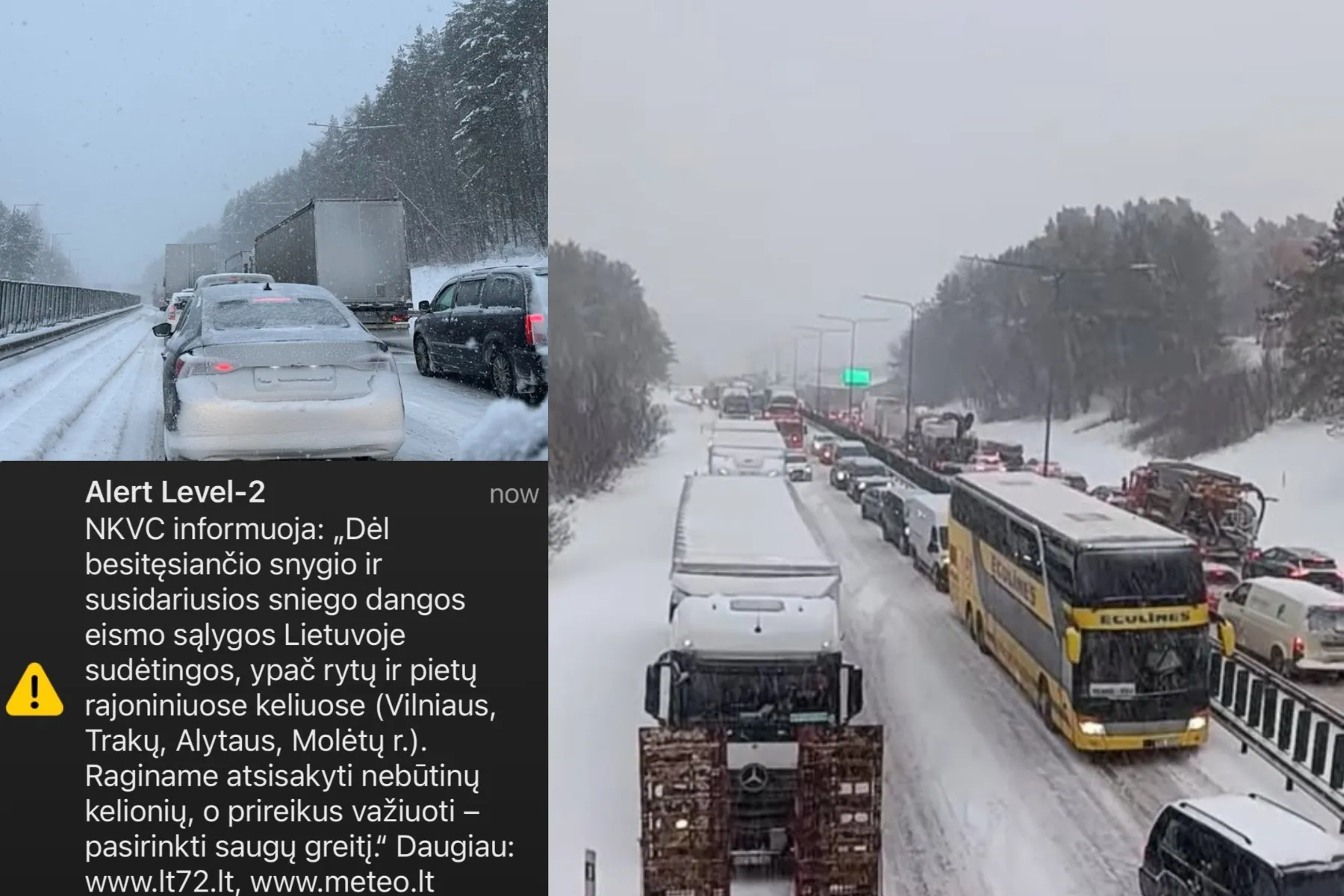 sniegas, pūga įspėjimas