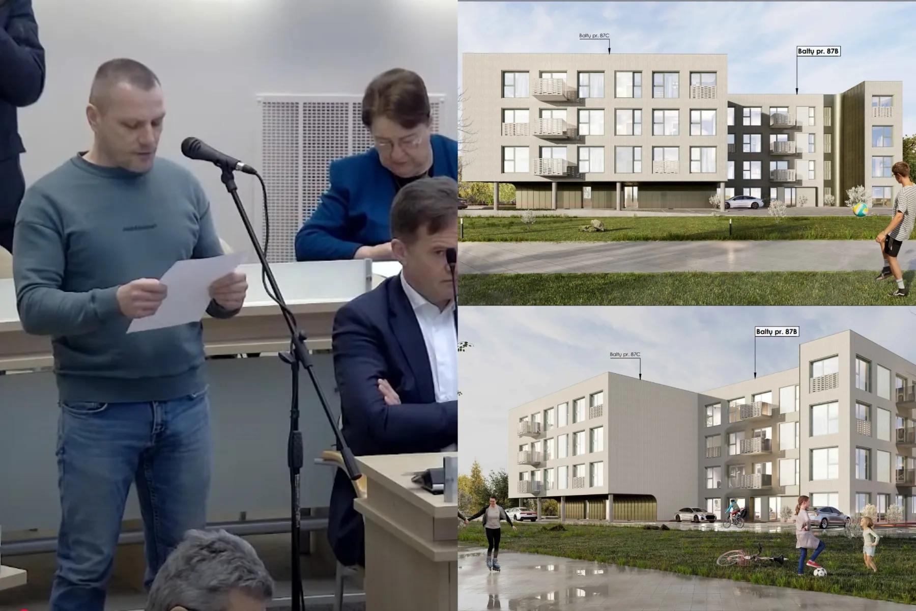 Daugiabučiai Baltų pr.