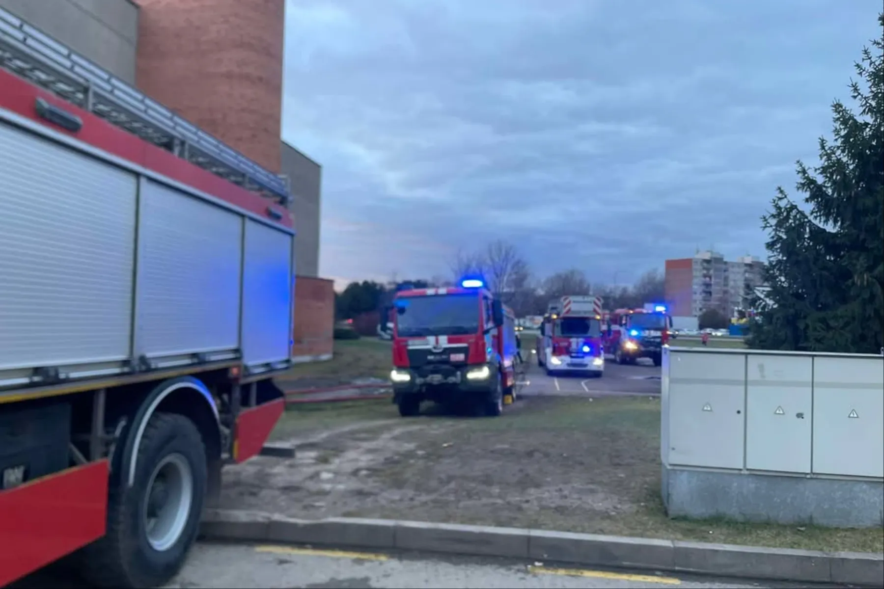 Gaisras Pramonės pr. / Skaitytojų nuotr.