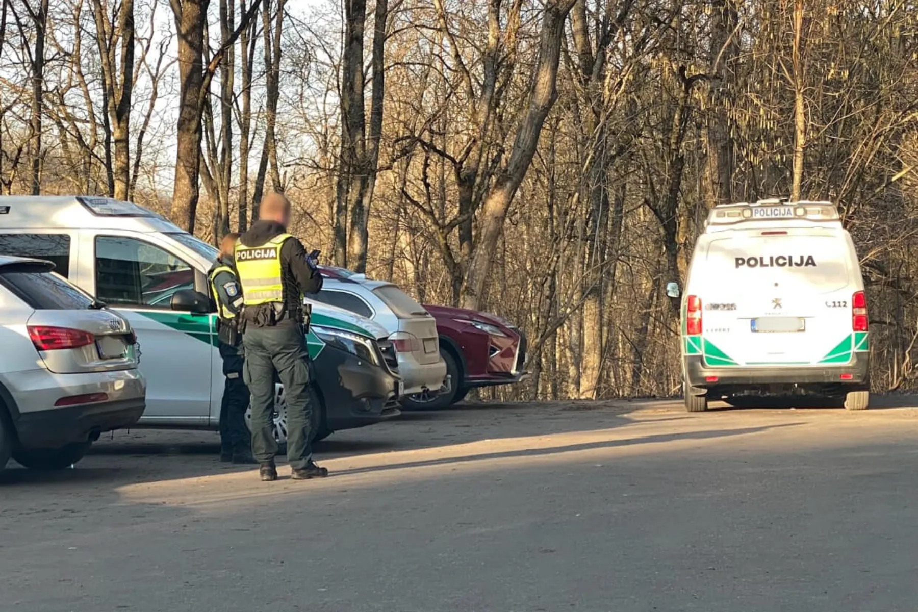 Rastas automobilis, policija