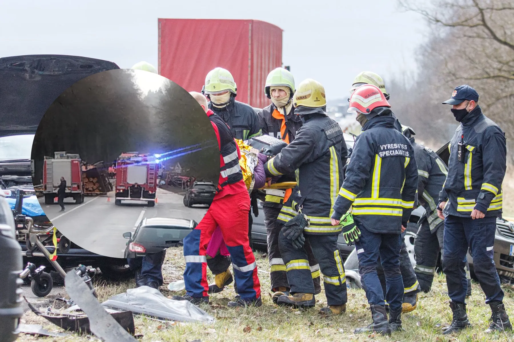 Avarija 140 kelyje / Kas vyksta Kaune grupės ir R. Tenio nuotr.