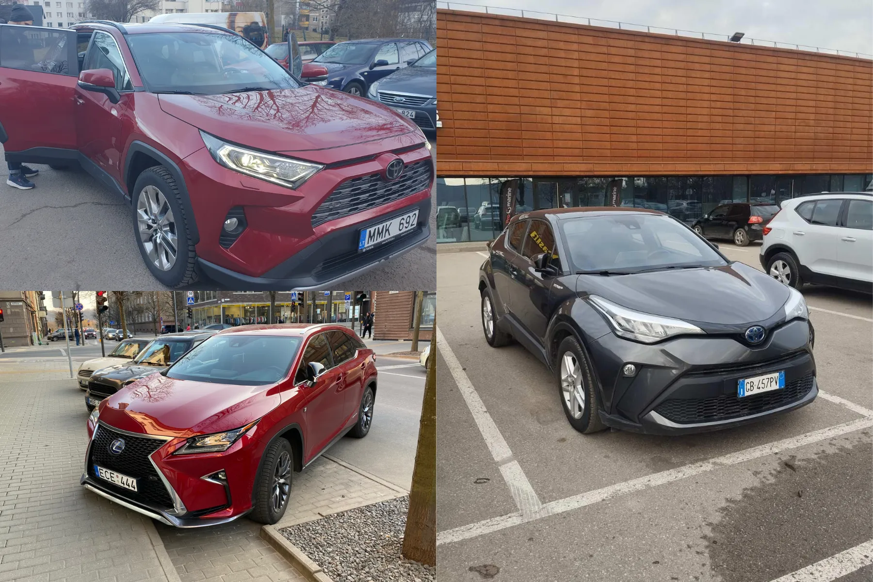 Automobilių vagystės Kaune / Kas vyksta Kaune koliažas