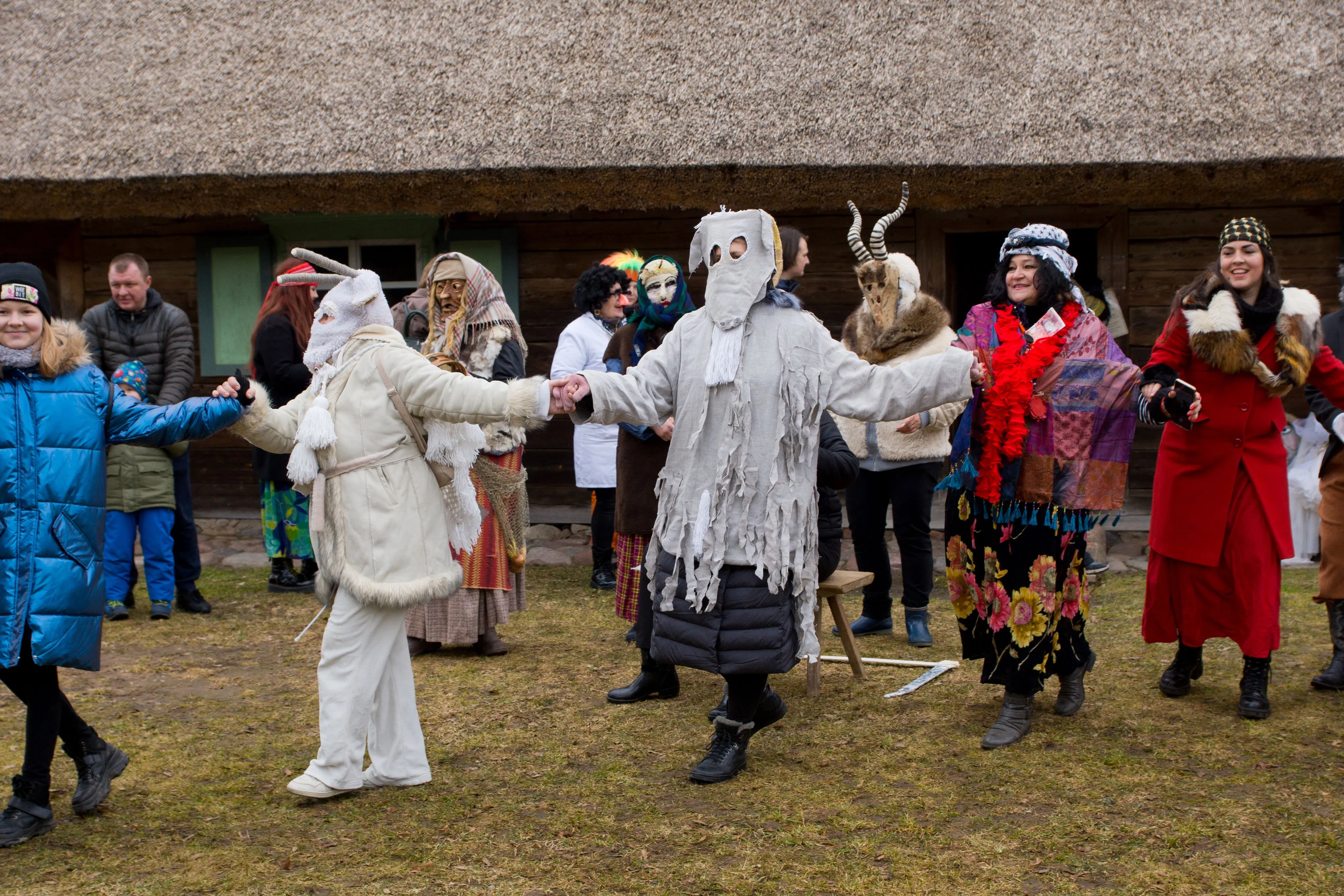 Užgavėnių ožiai. Rimgaudo Žaltausko nuotrauka