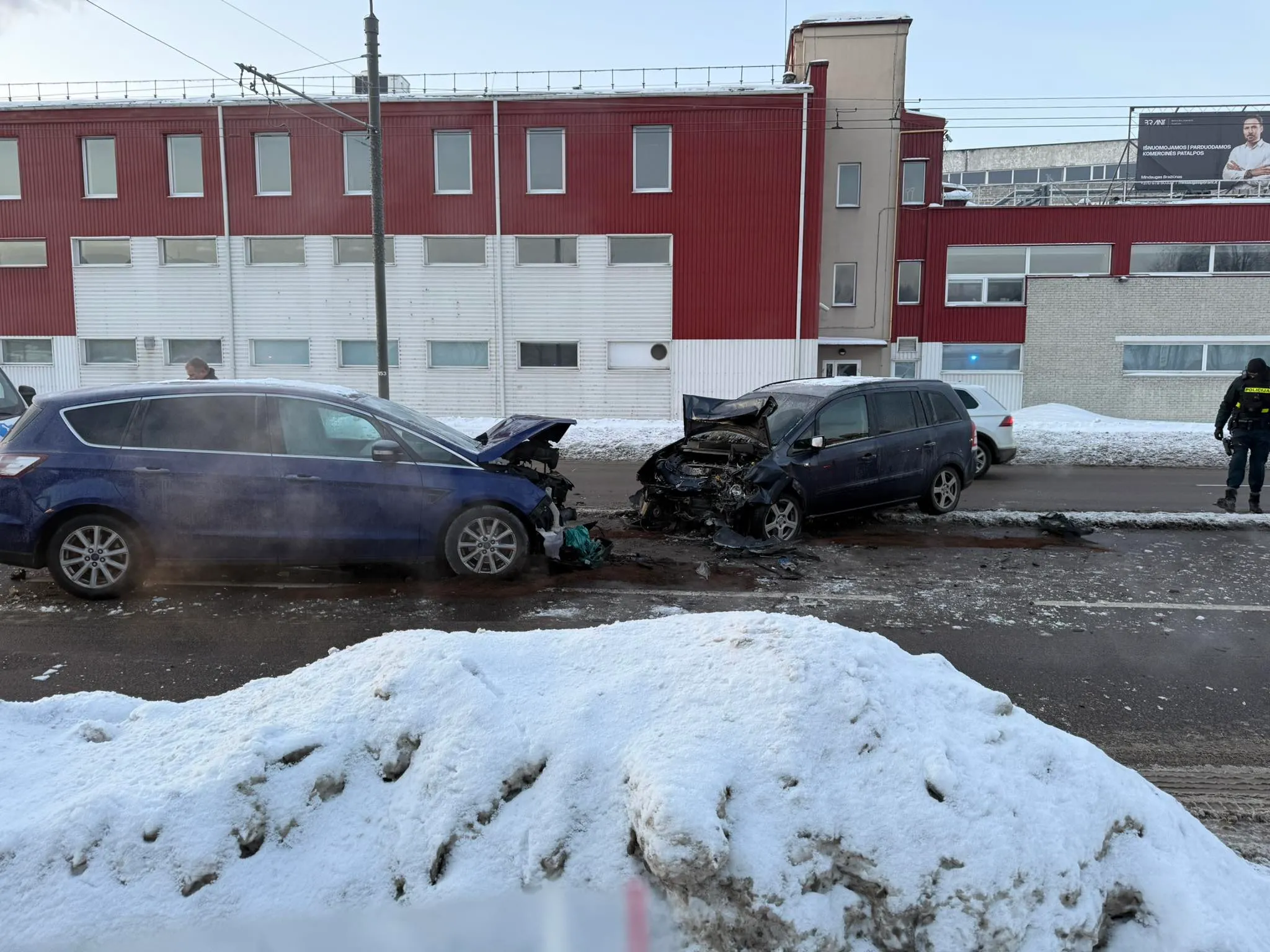 Avarija Raudondvario pl. / Kas vyksta Kaune grupės nuotr.