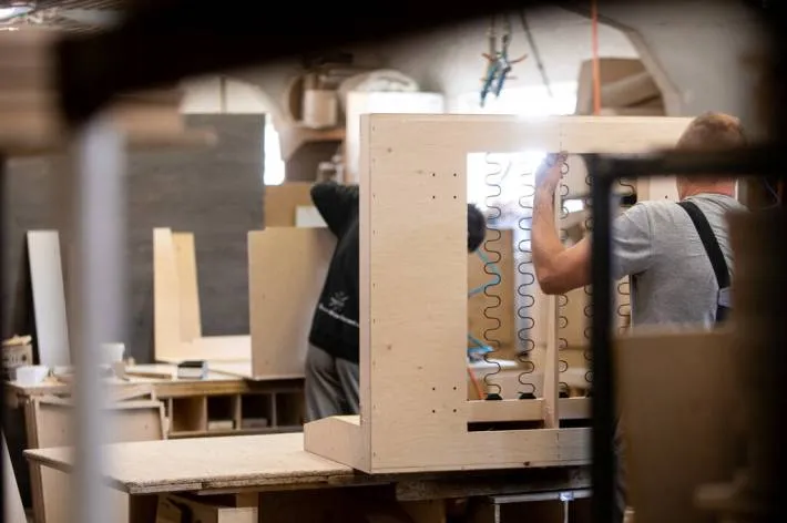 Baldai, gamyba, cechas