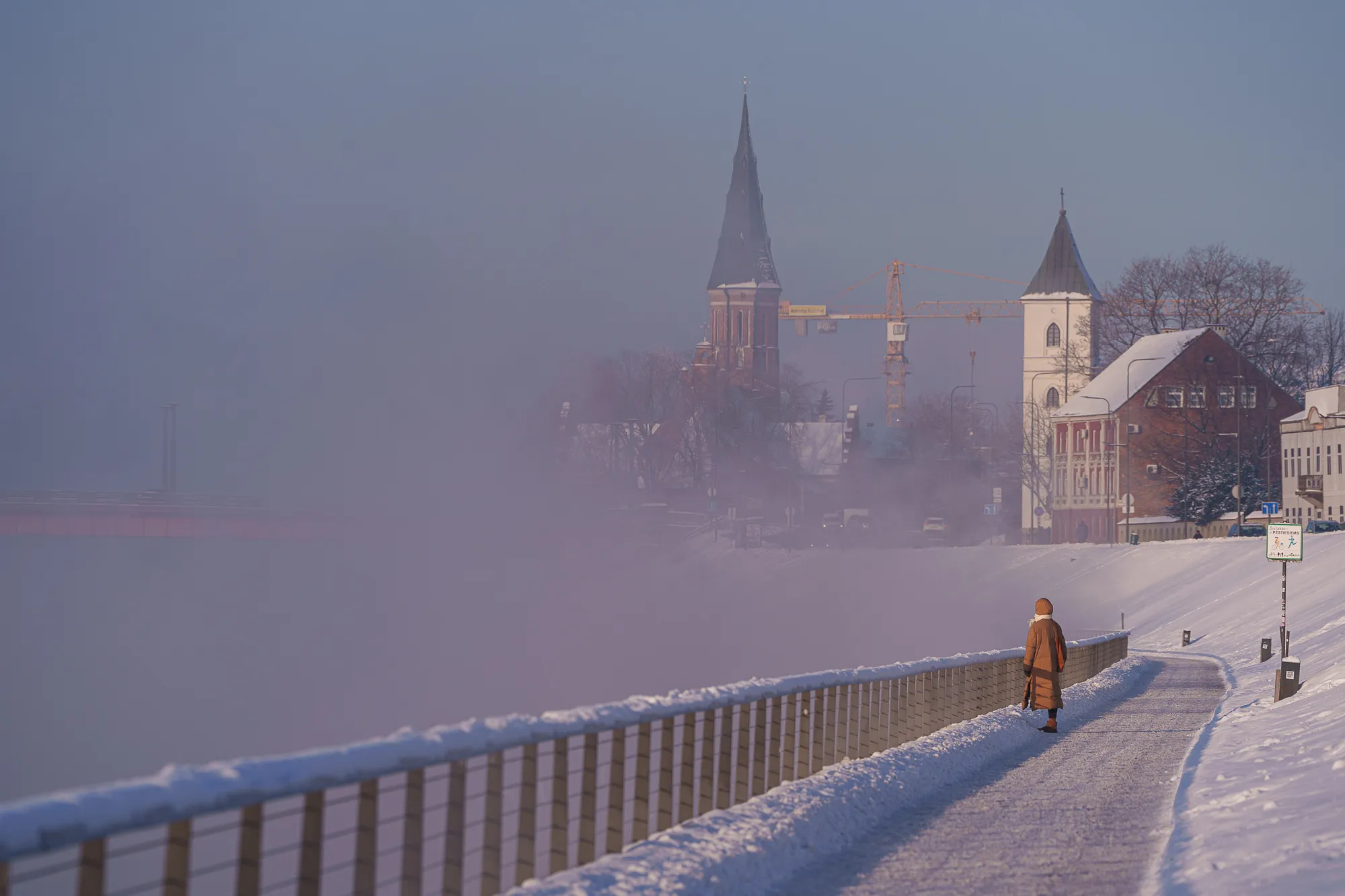 Rekordiškas šaltis Kaune / R. Tenio nuotr.