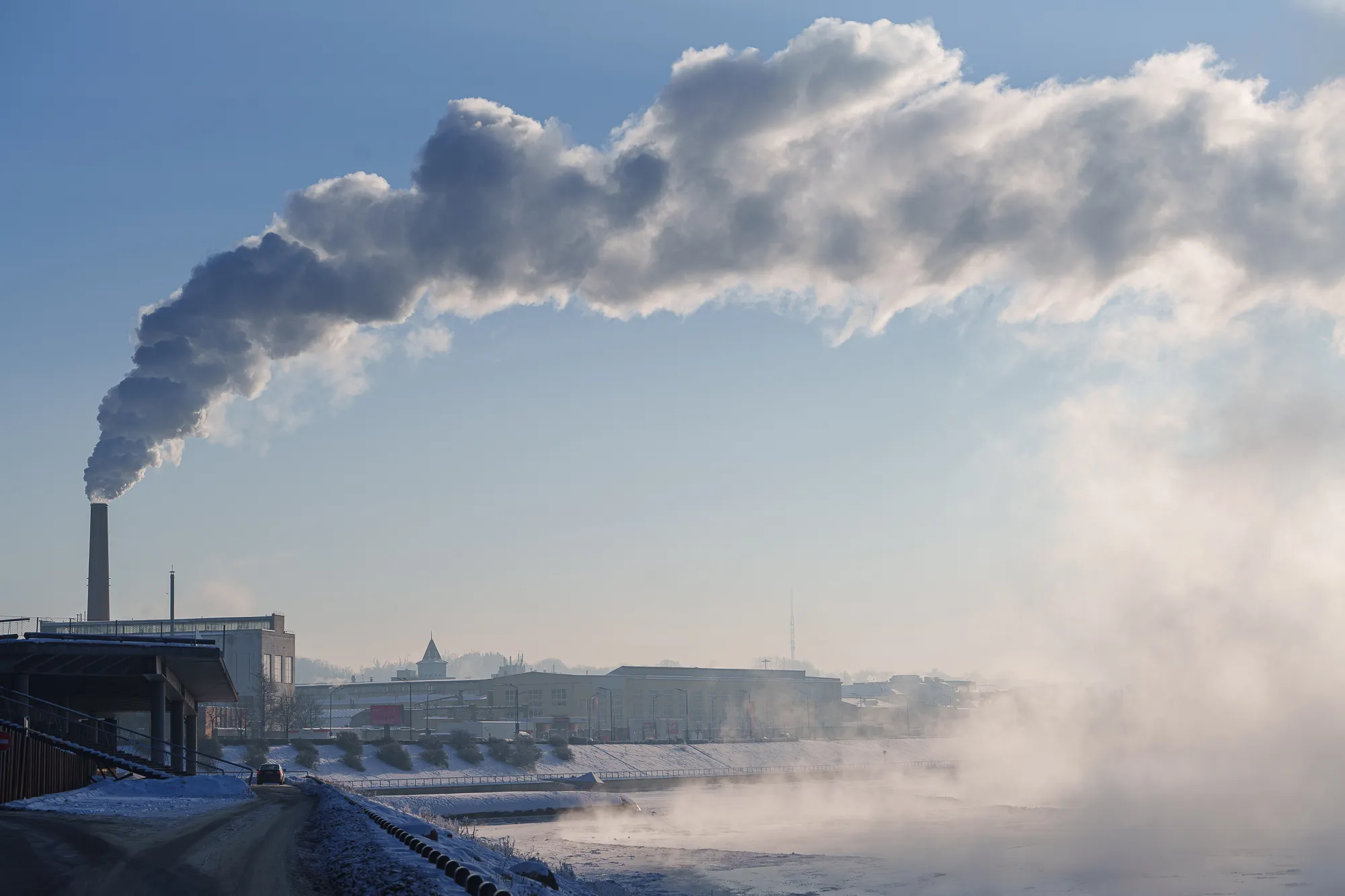 Rekordiškas šaltis Kaune / R. Tenio nuotr.