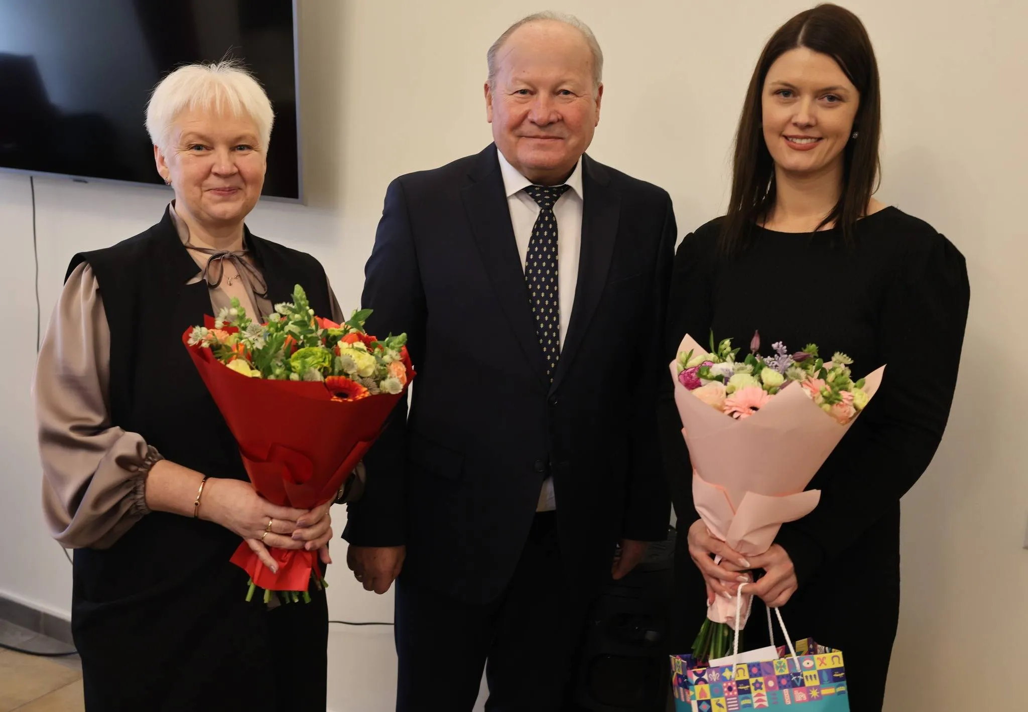 Snieguolė Navickienė, Valerijus Makūnas ir Kotryna Inga Morkūnaitė / E. Mališausko nuotr.