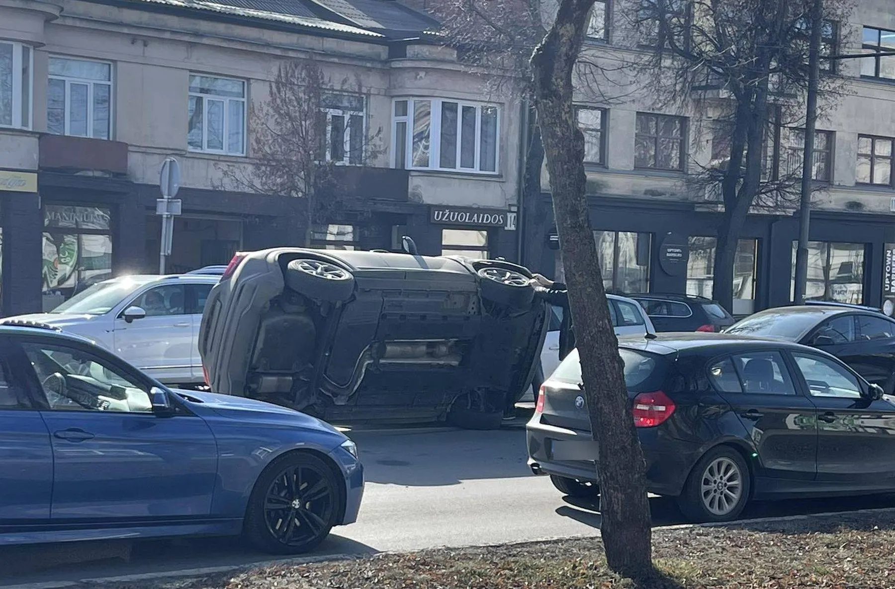 Avarija Savanorių pr. / „Kas vyksta Kaune“ grupės nuotr.