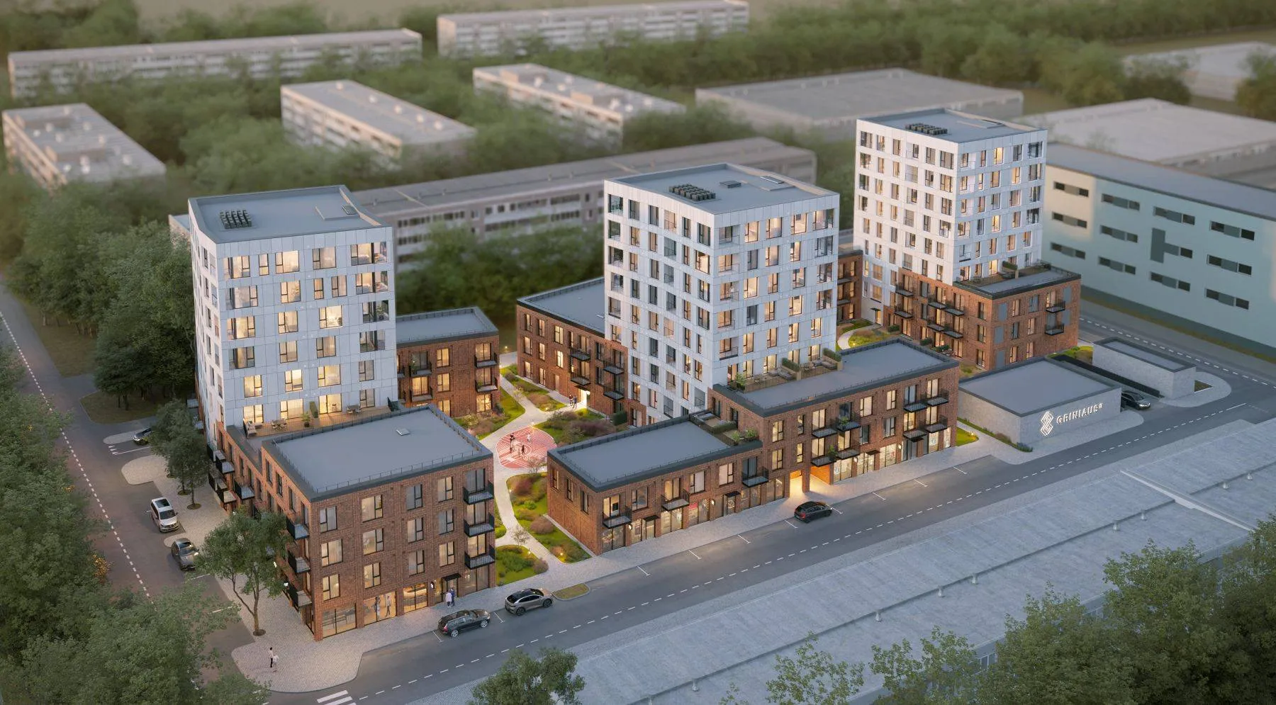 Gyvenamasis projektas „Griniaus 8“ / Organizatorių nuotr.