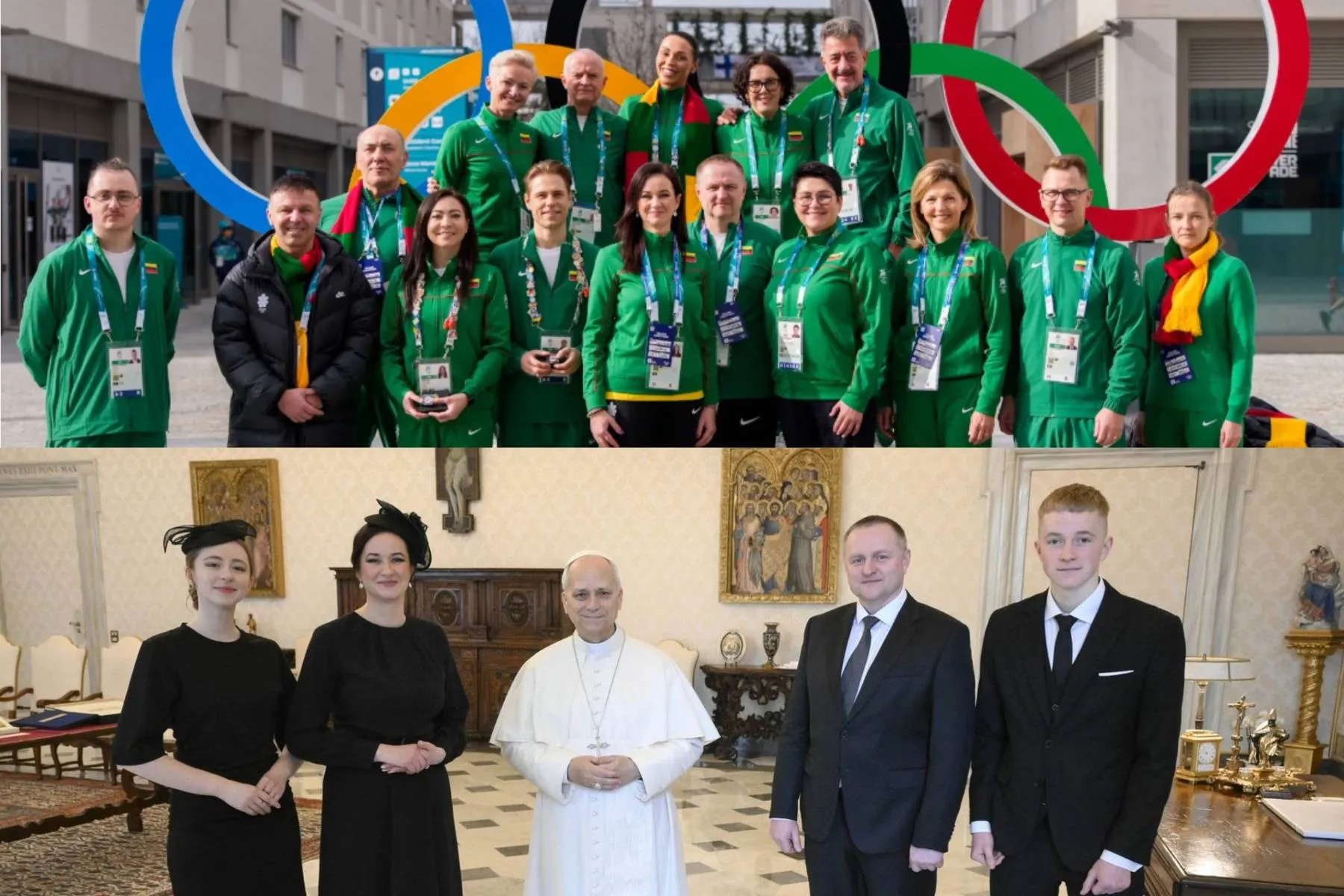 Inga Ruginienė / Vatican Media ir LTOK nuotr.