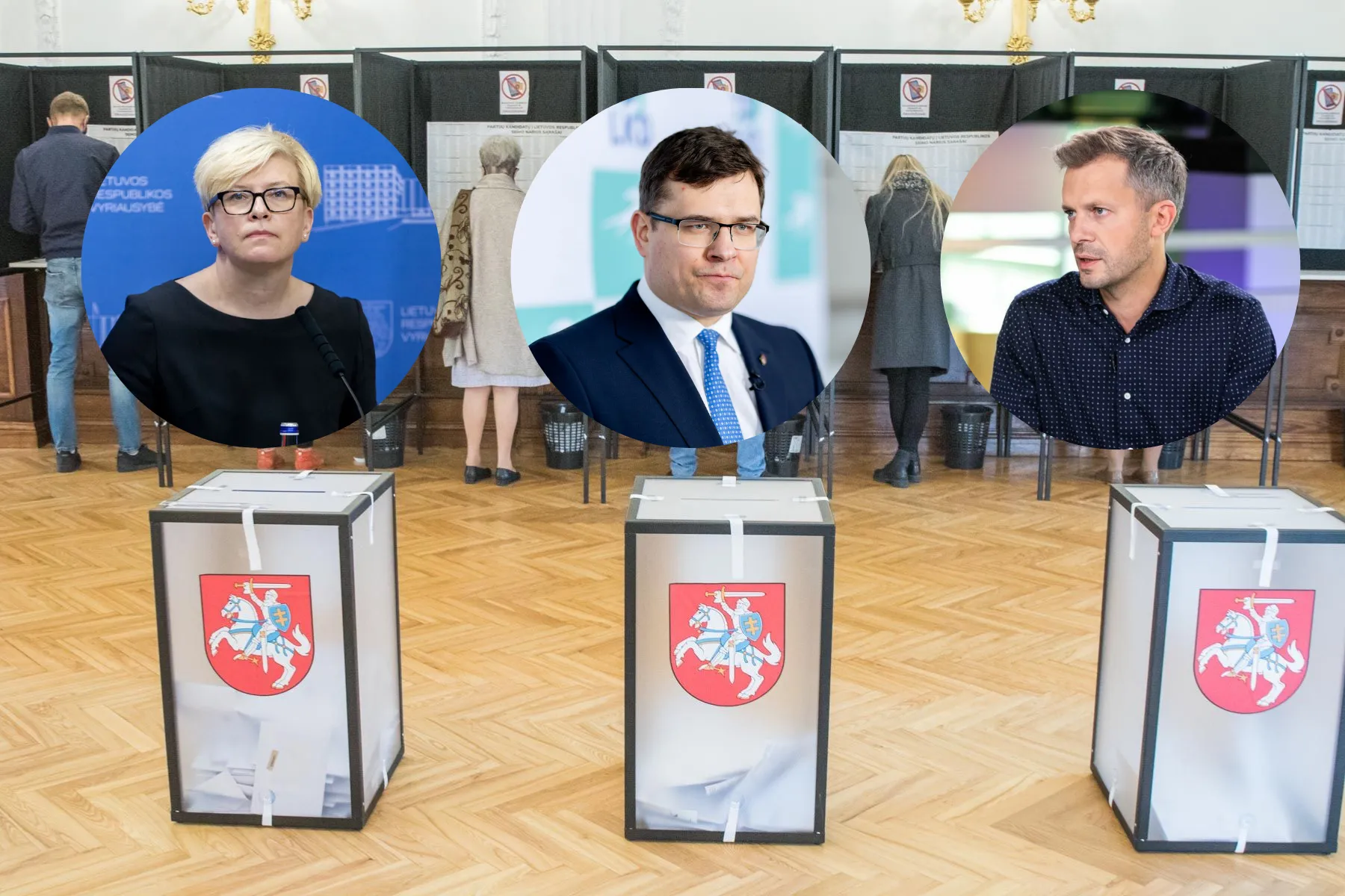 Ingrida Šimonytė, Laurynas Kasčiūnas, Andrius Tapinas / BNS, DELFI ir R. Tenio nuotr.