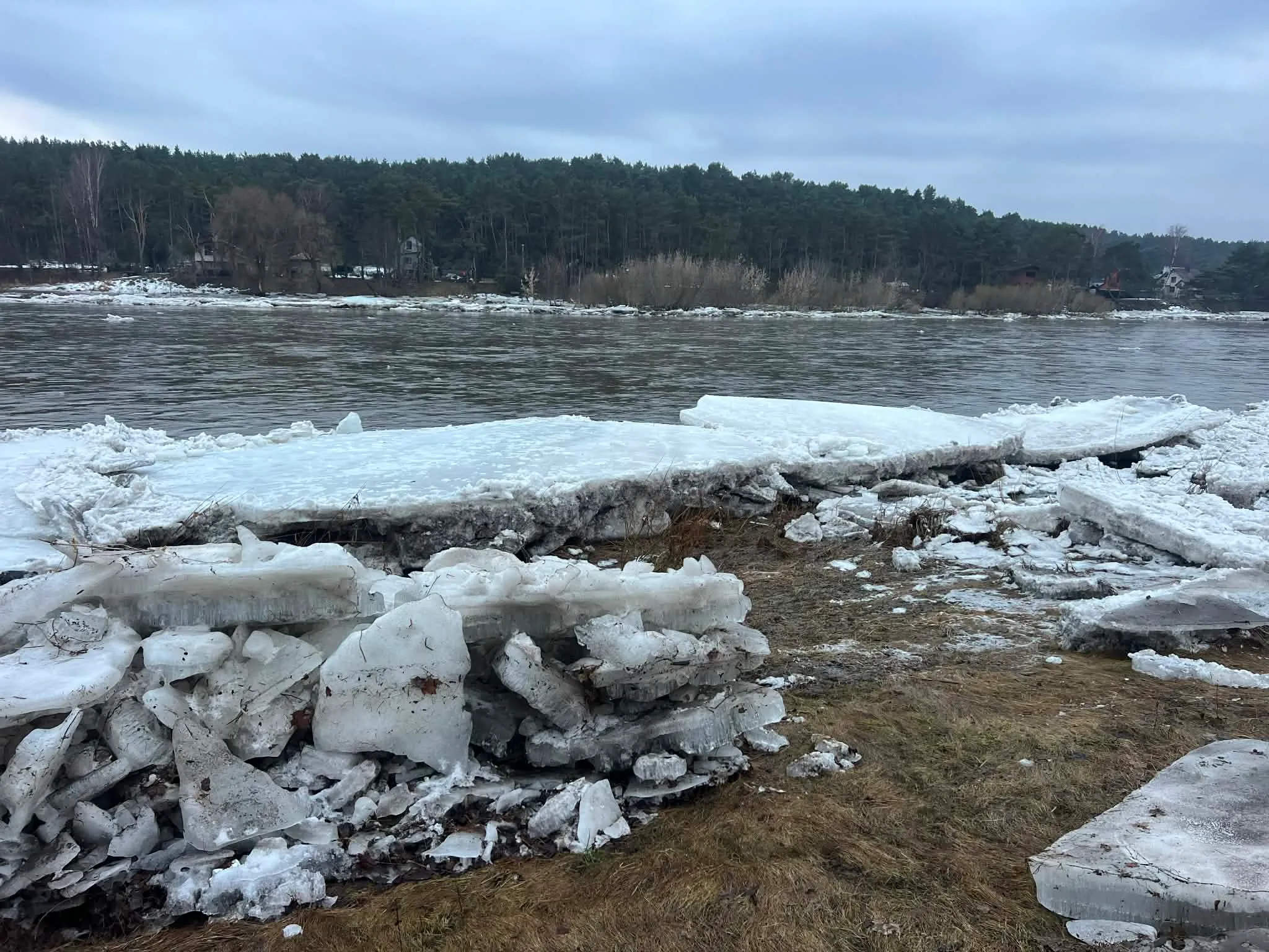 Ledonešis Radikiuose / Skaitytojo nuotr.