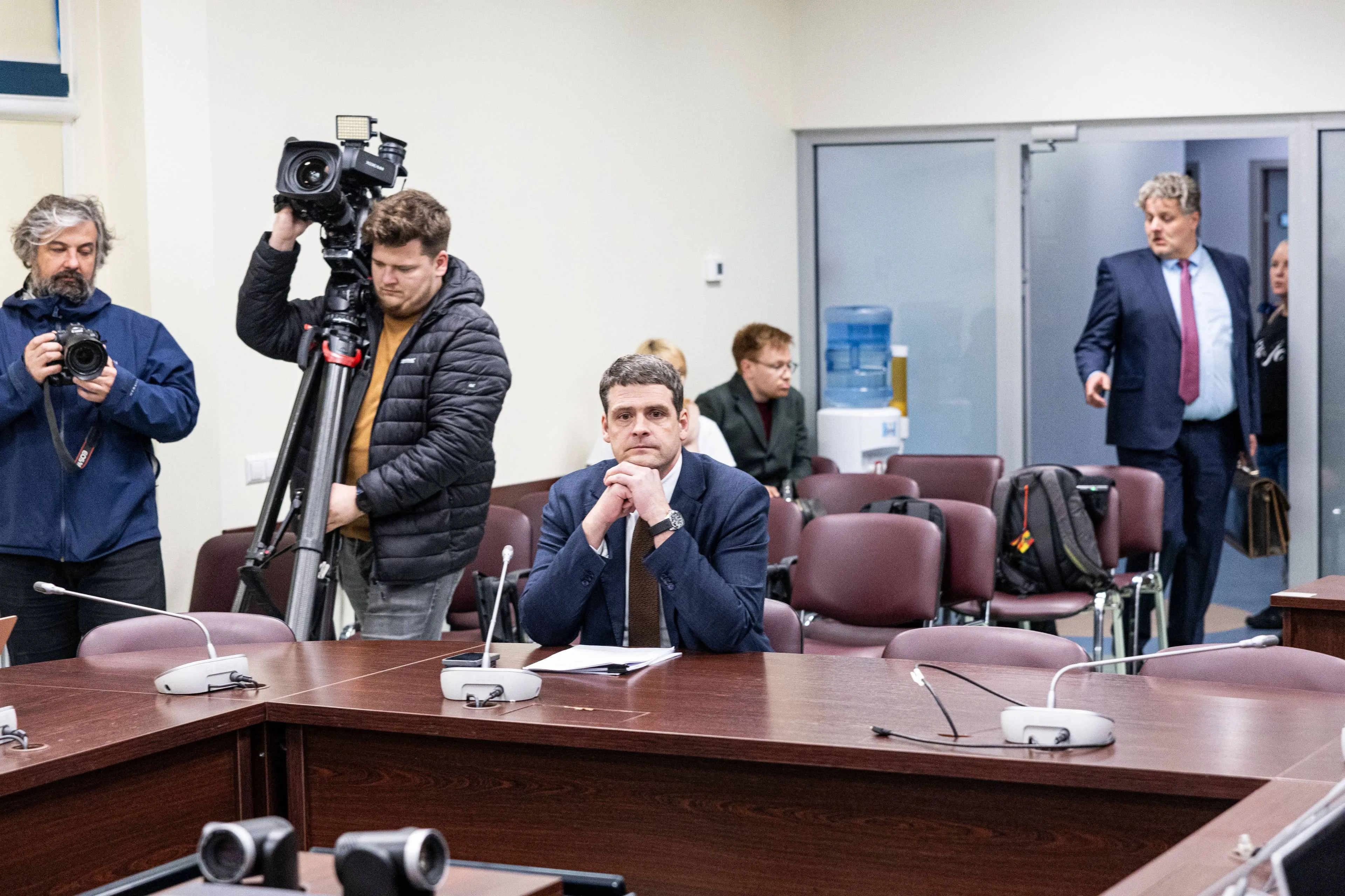 Remigijus Žemaitaitis VRK posėdyje / P. Peleckio / BNS nuotr.