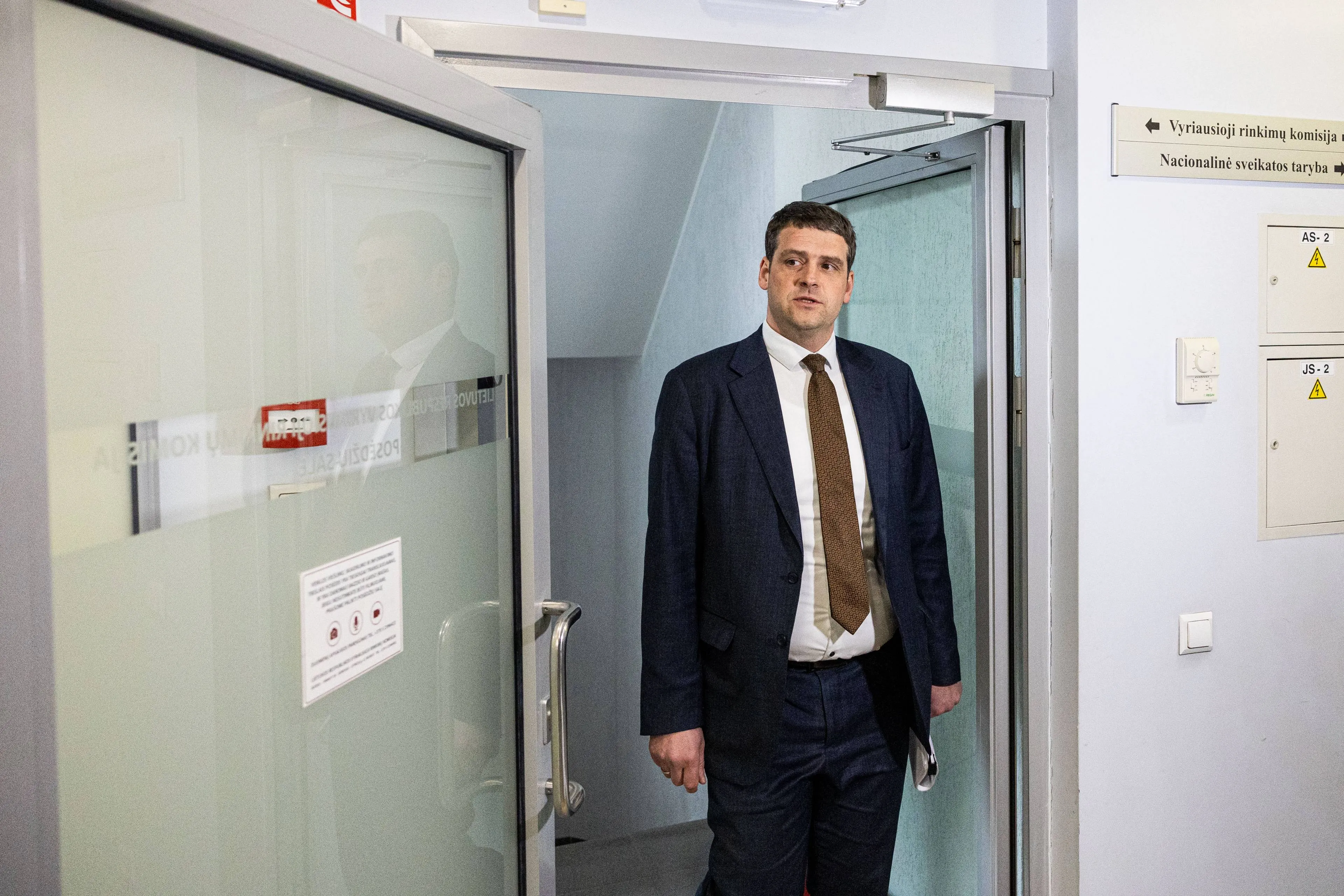 Remigijus Žemaitaitis VRK posėdyje / P. Peleckio / BNS nuotr.