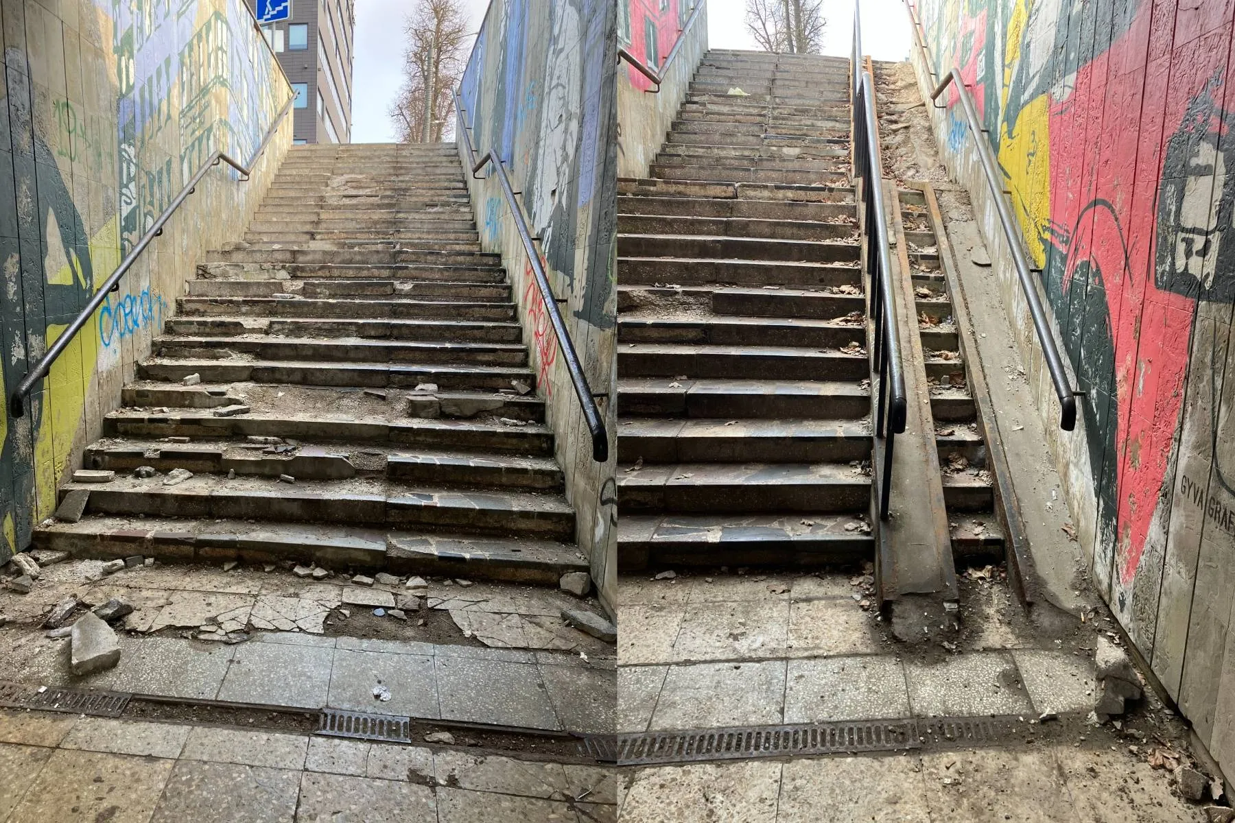 Savanorių pr. požeminė perėja / Skaitytojų nuotr.