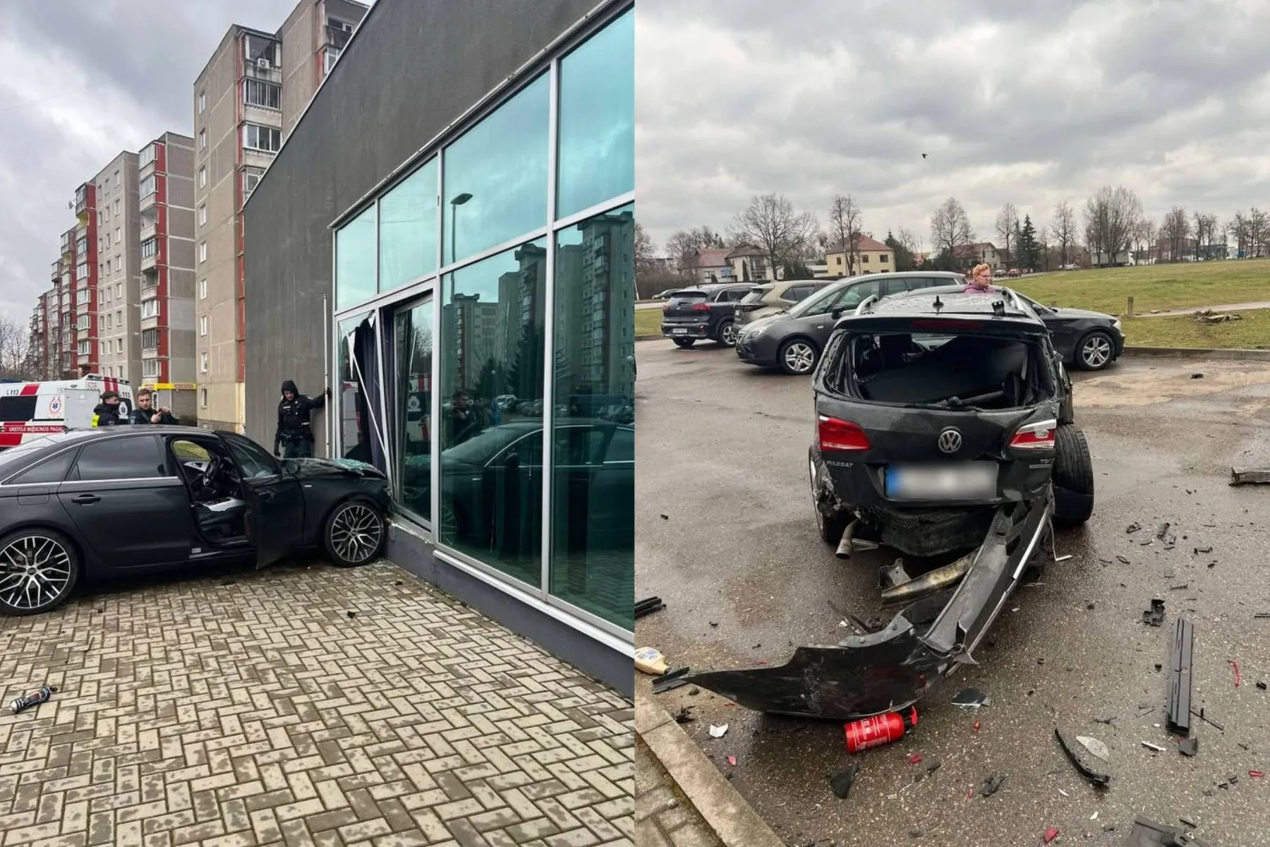 Eismo įvykis Žemaičių pl. / Skaitytojo nuotr.