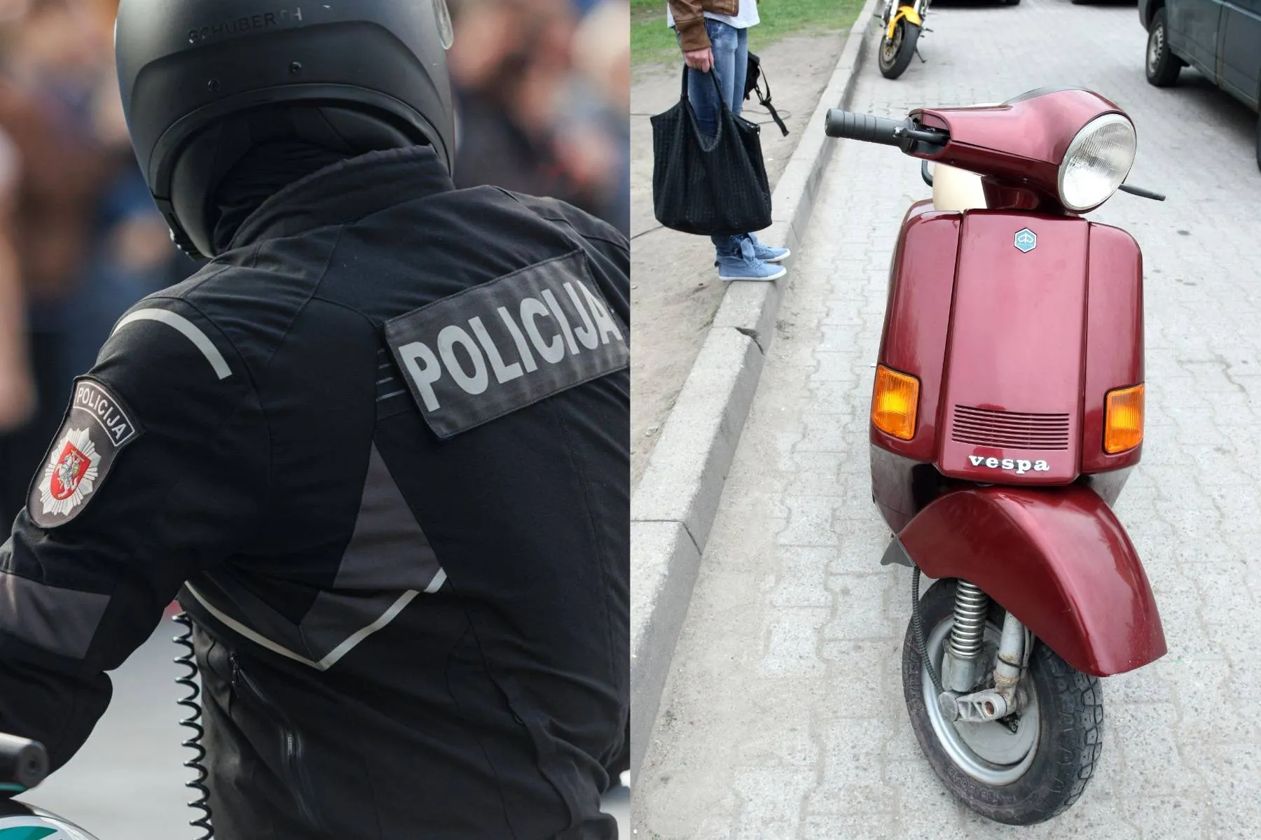 Motoroleris, policija