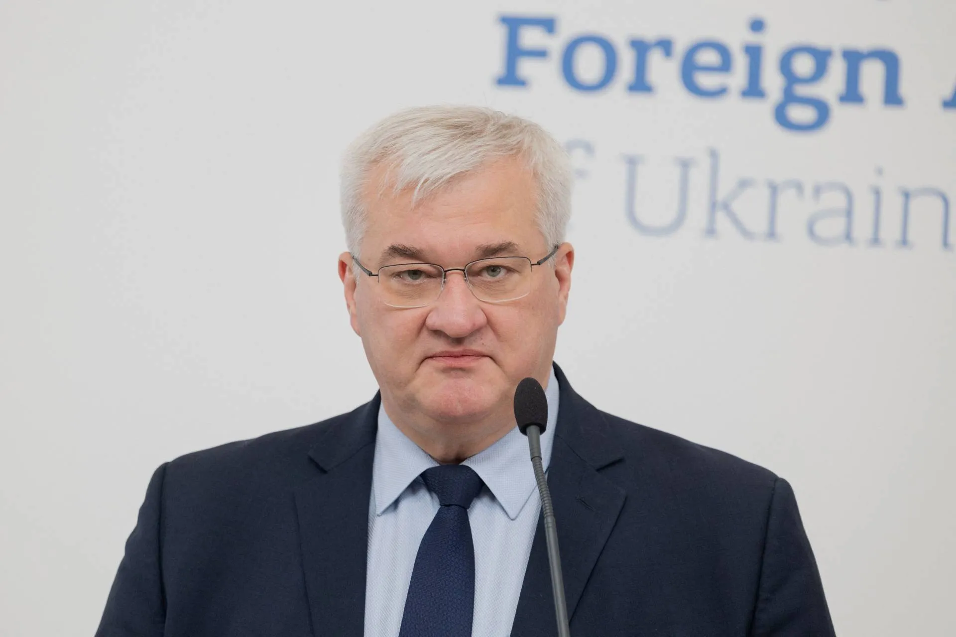 Andrijus Sybiha / T. Dzhafarova / AFP nuotr.