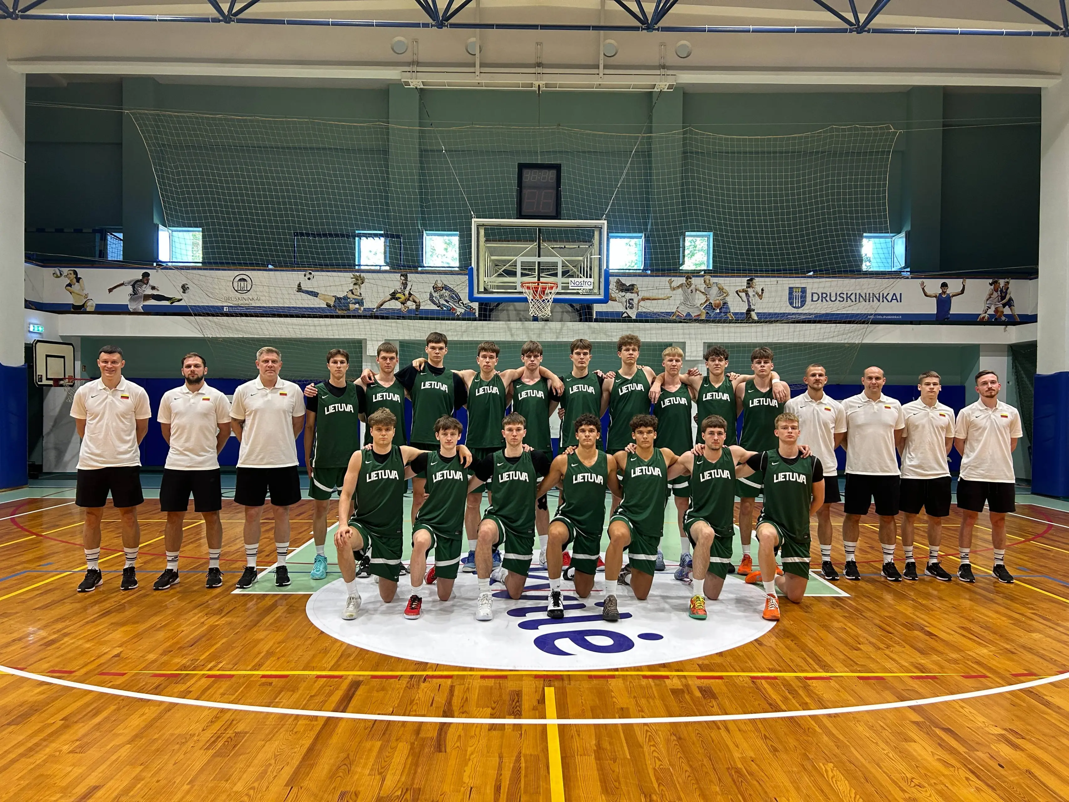 U18 Lietuvos rinktinės kandidatai / Lietuvos krepšinis nuotr.
