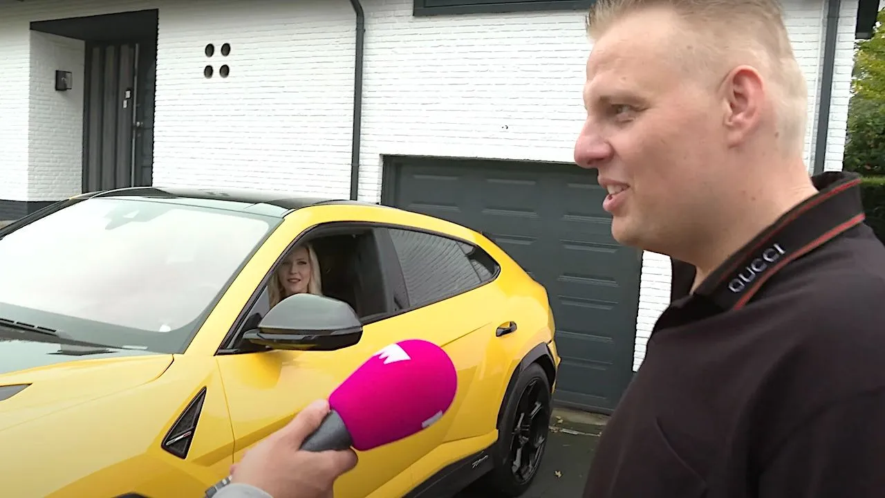 steenrijk straatarm lamborghini