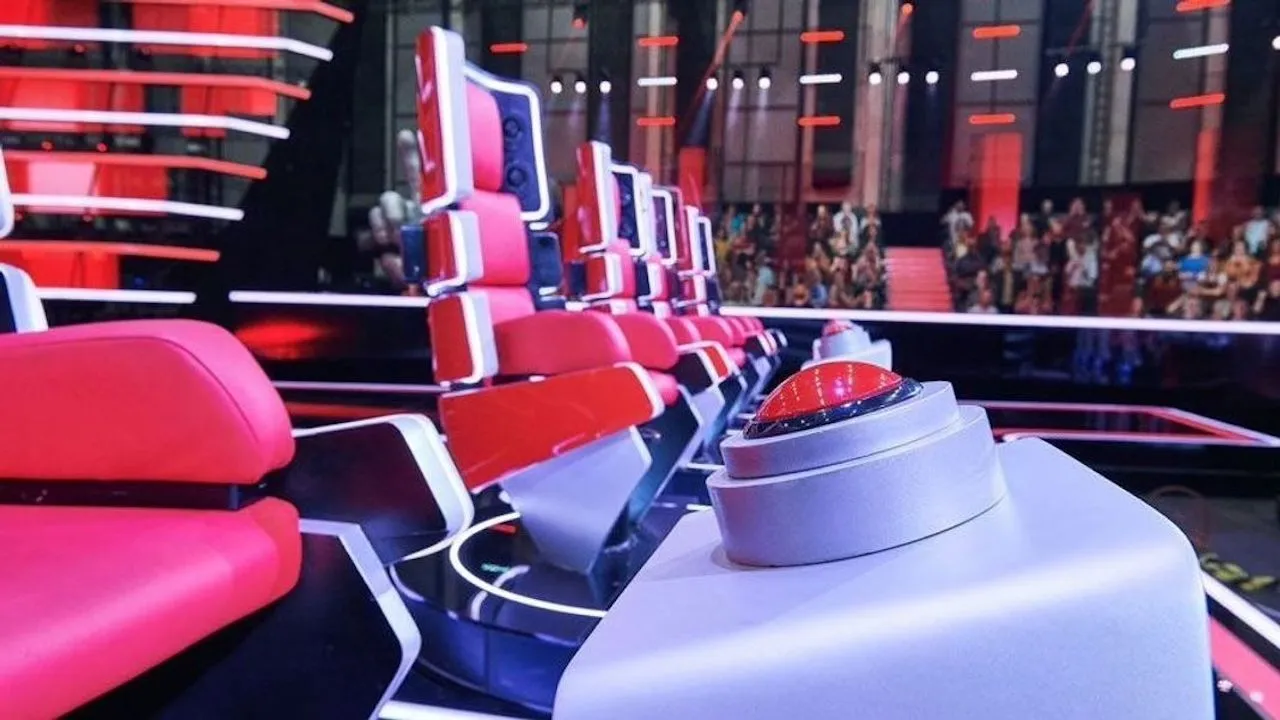 the voice rode knop