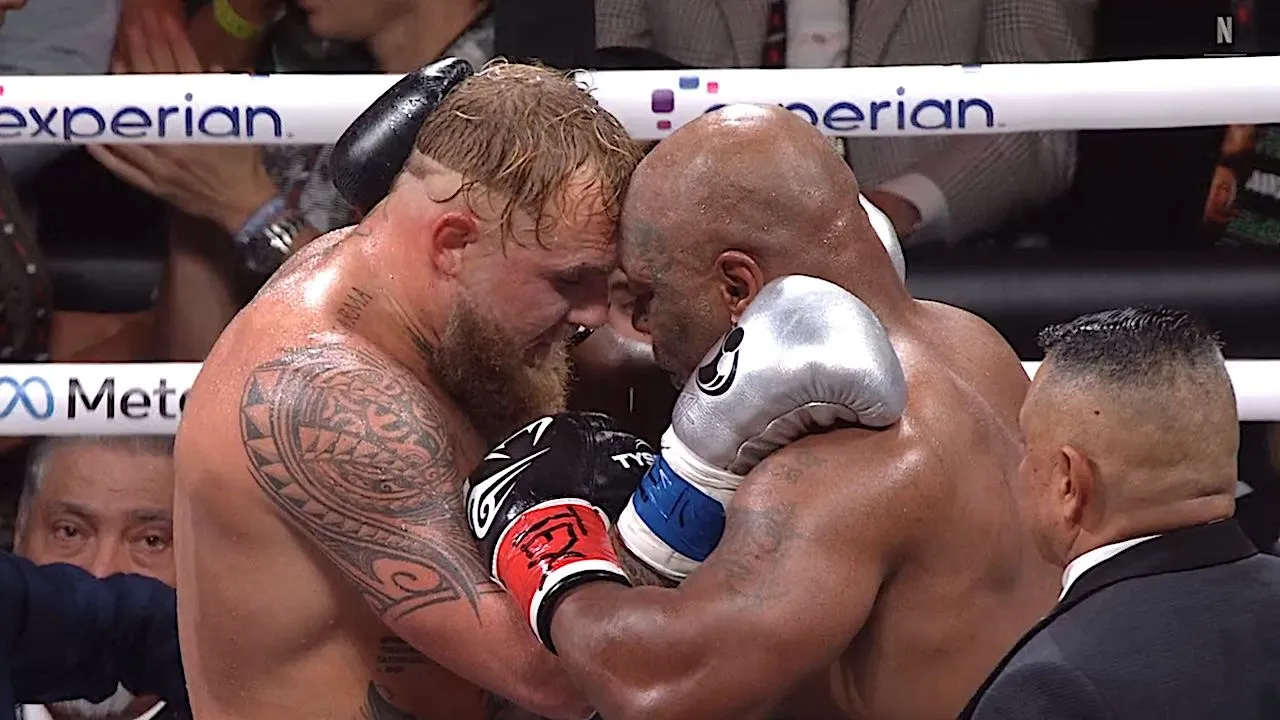 uitslag mike tyson vs jake paul