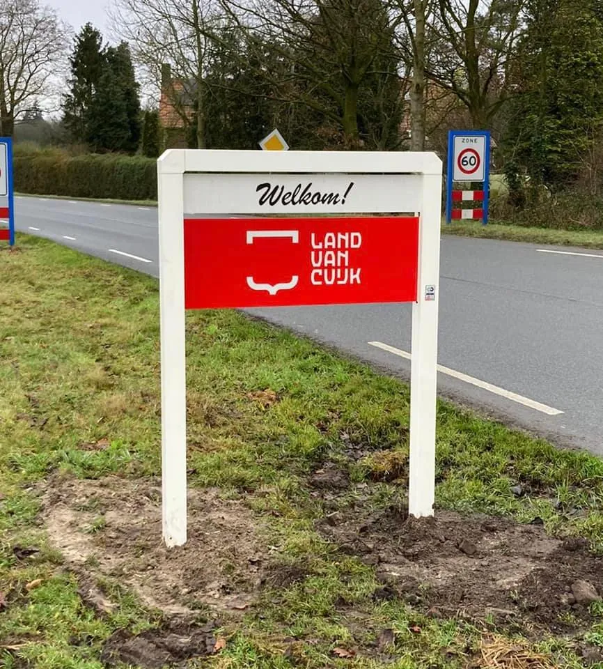 land van cuijk bord