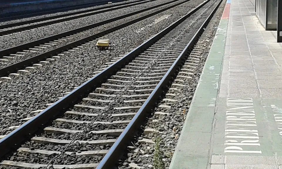 treinrails spoor trein