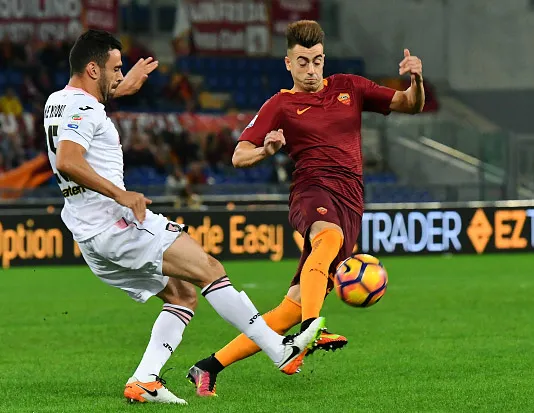 el shaarawy azione roma palermo