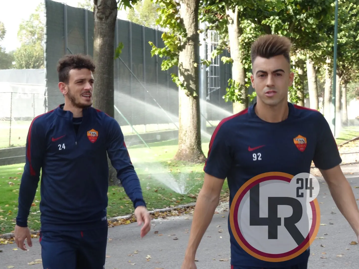 el shaarawy florenzi trigoria