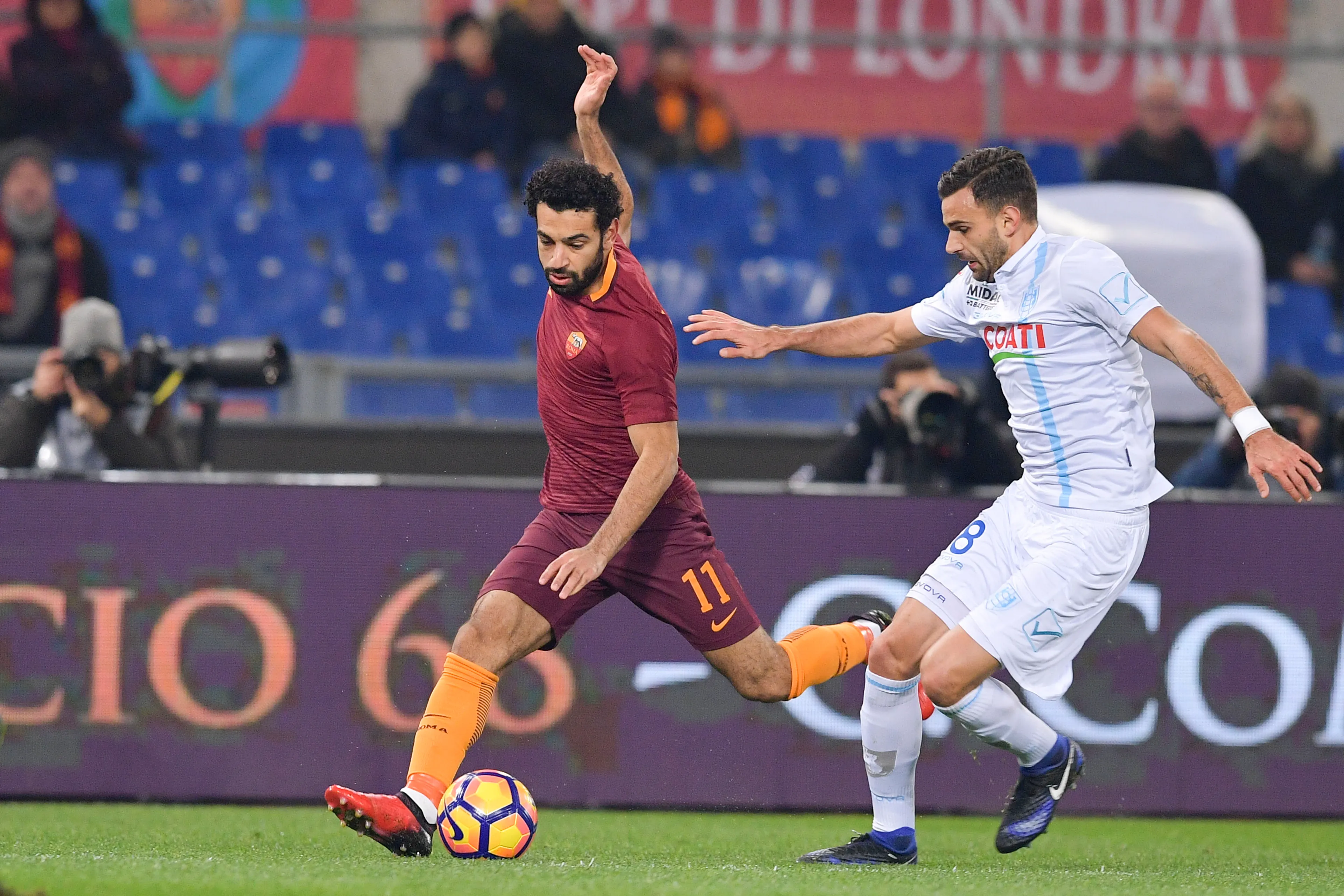 roma chievo salah