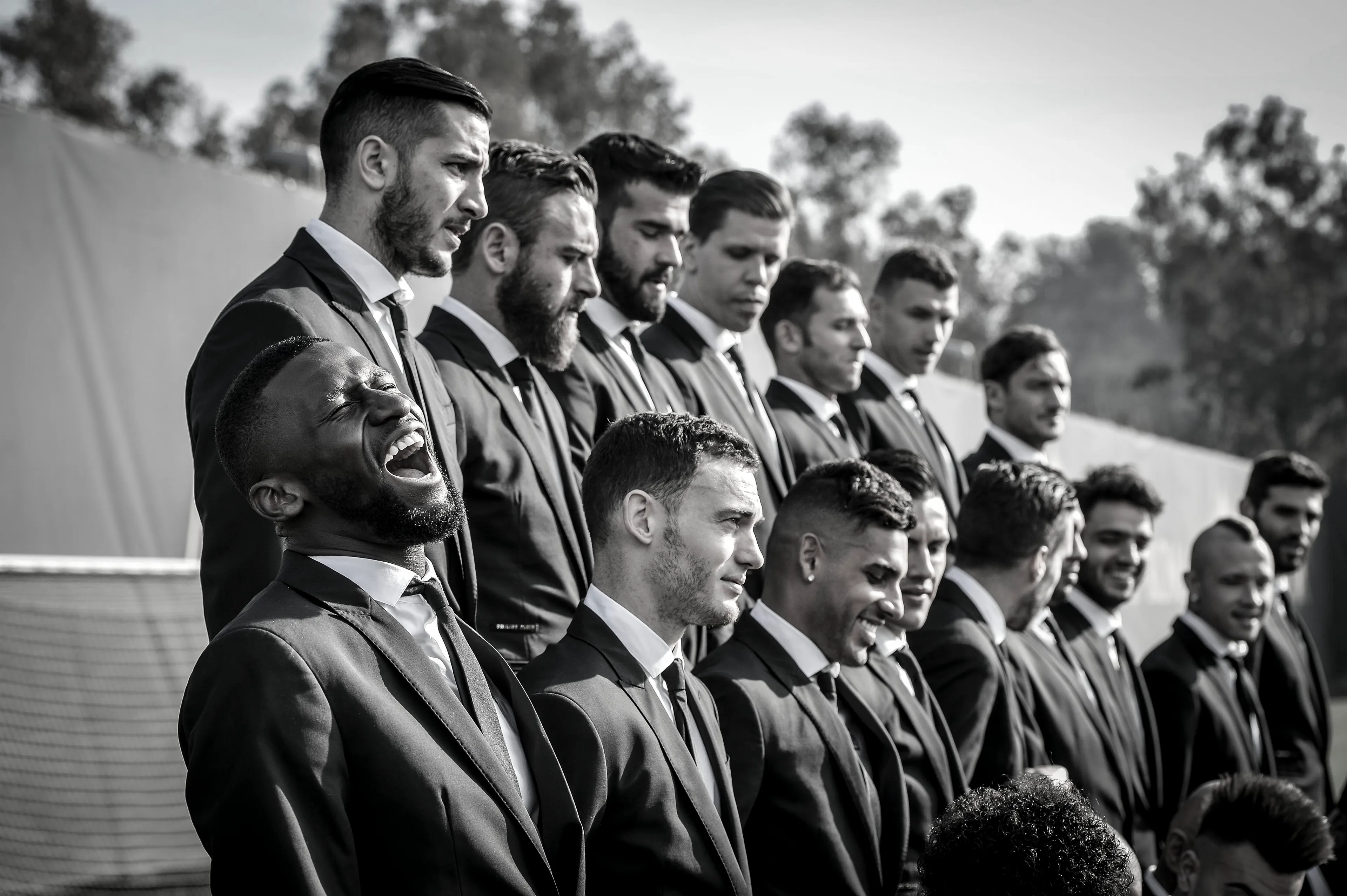 backstage foto bianco nero ufficiale roma